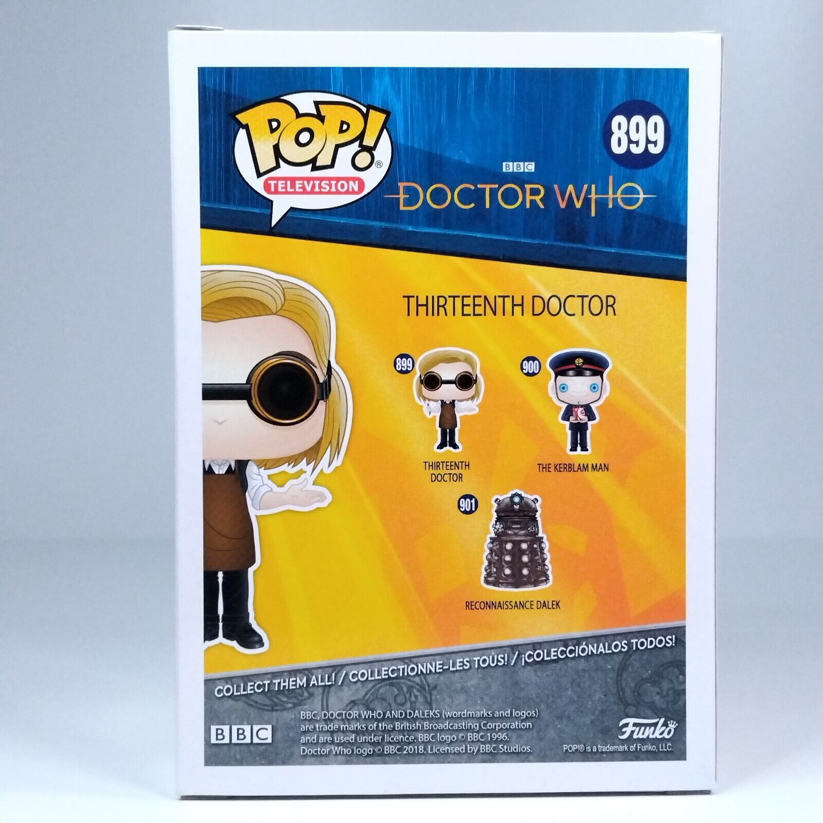 Funko Pop! TV Doctor Who Thirteenth Doctor Signed Jodie Whittaker COA #899