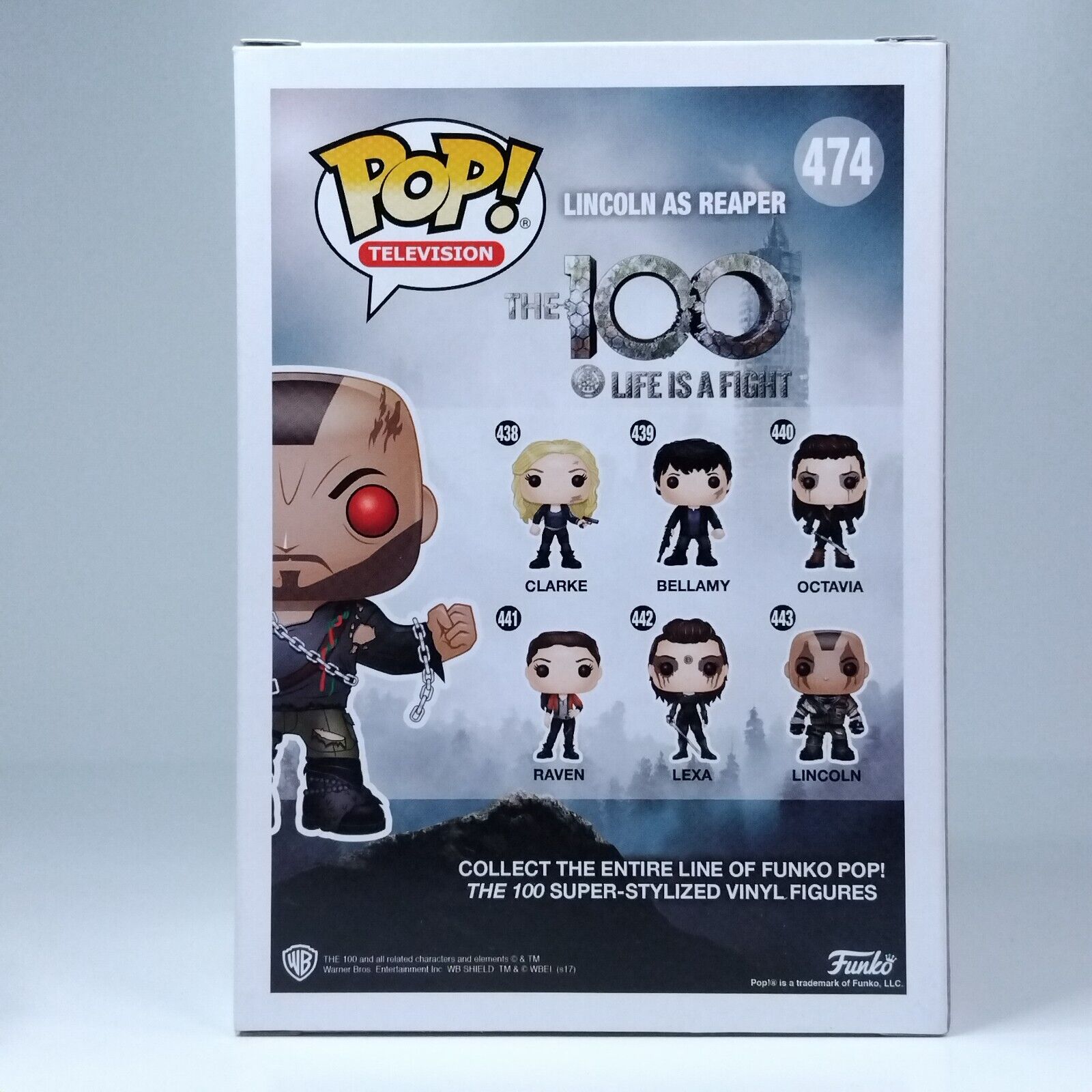 Funko Pop! TV The 100 Lincoln as Reaper SDCC Signed Ricky Whittle COA #474