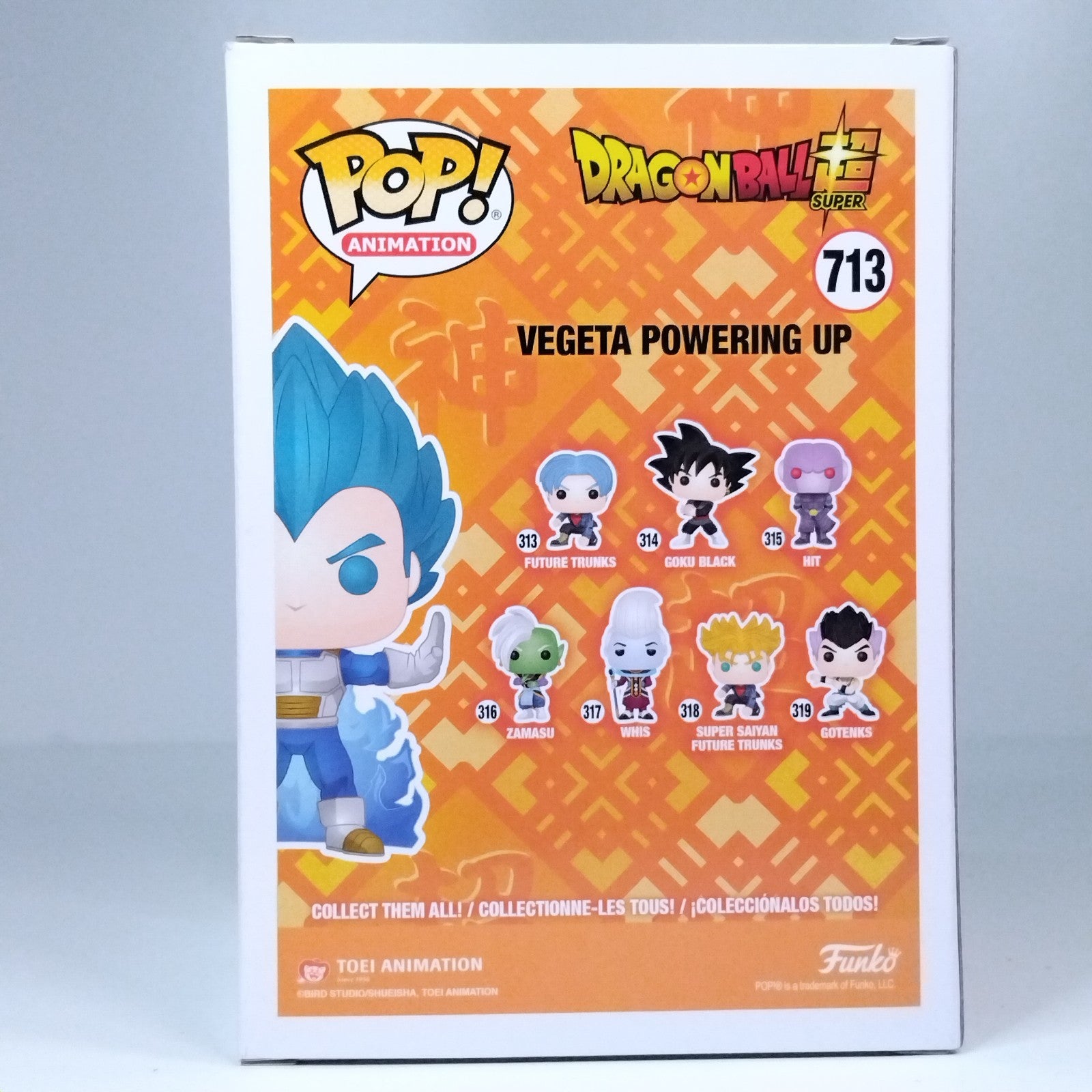 Funko Pop! Anime DBZ Dragon Ball Z Vegeta Powering Up Chase Chalice #713