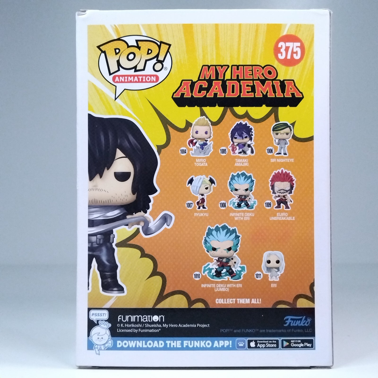 Funko Pop! Anime MHA My Hero Academia - Shota Aizawa #375