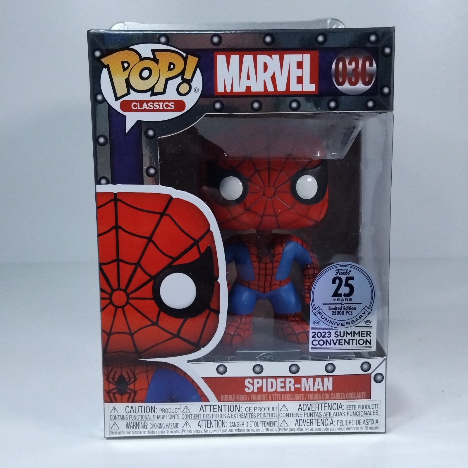 Funko Pop! Marvel Vault Tin Classics Spider-Man #03C