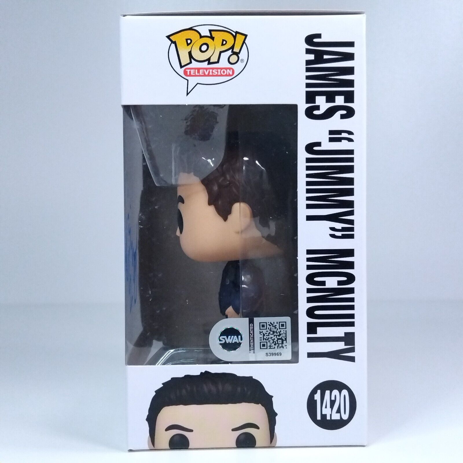 Funko Pop! TV The Wire James Jimmy McNulty Signed Dominic West SWAU #1420 WS