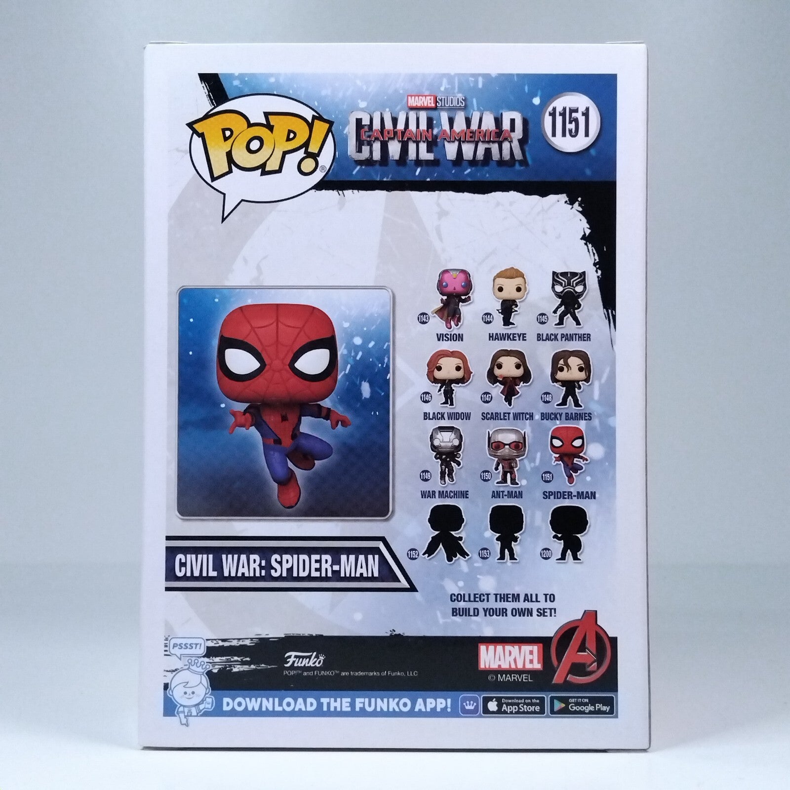 Funko Pop! Marvel Captain America Civil War Spider-Man Special Edition #1151