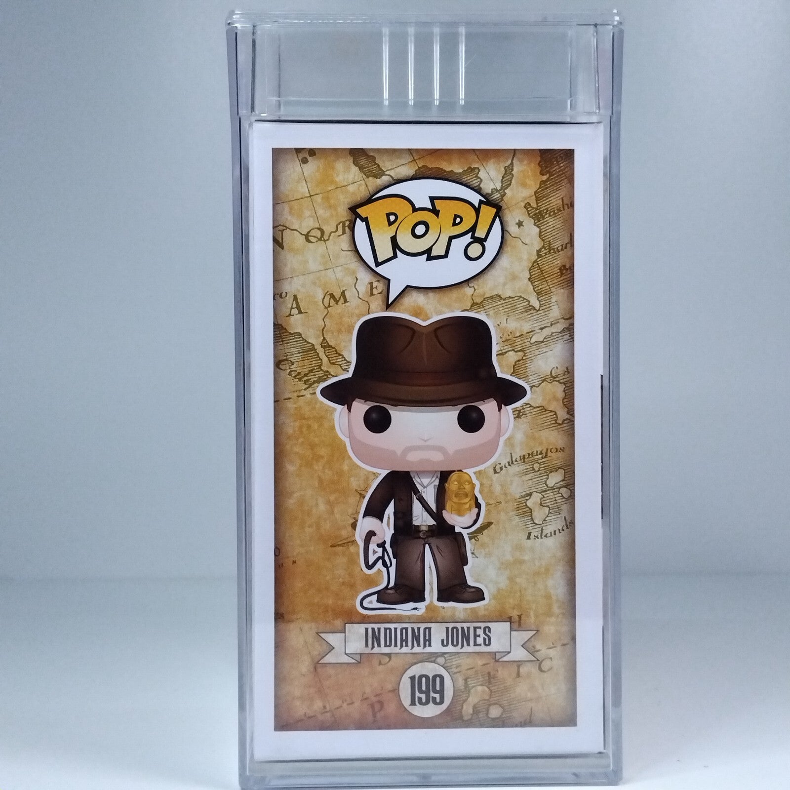 Funko Pop! Movies Indiana Jones Idol SDCC PSA Graded 9 Mint #199