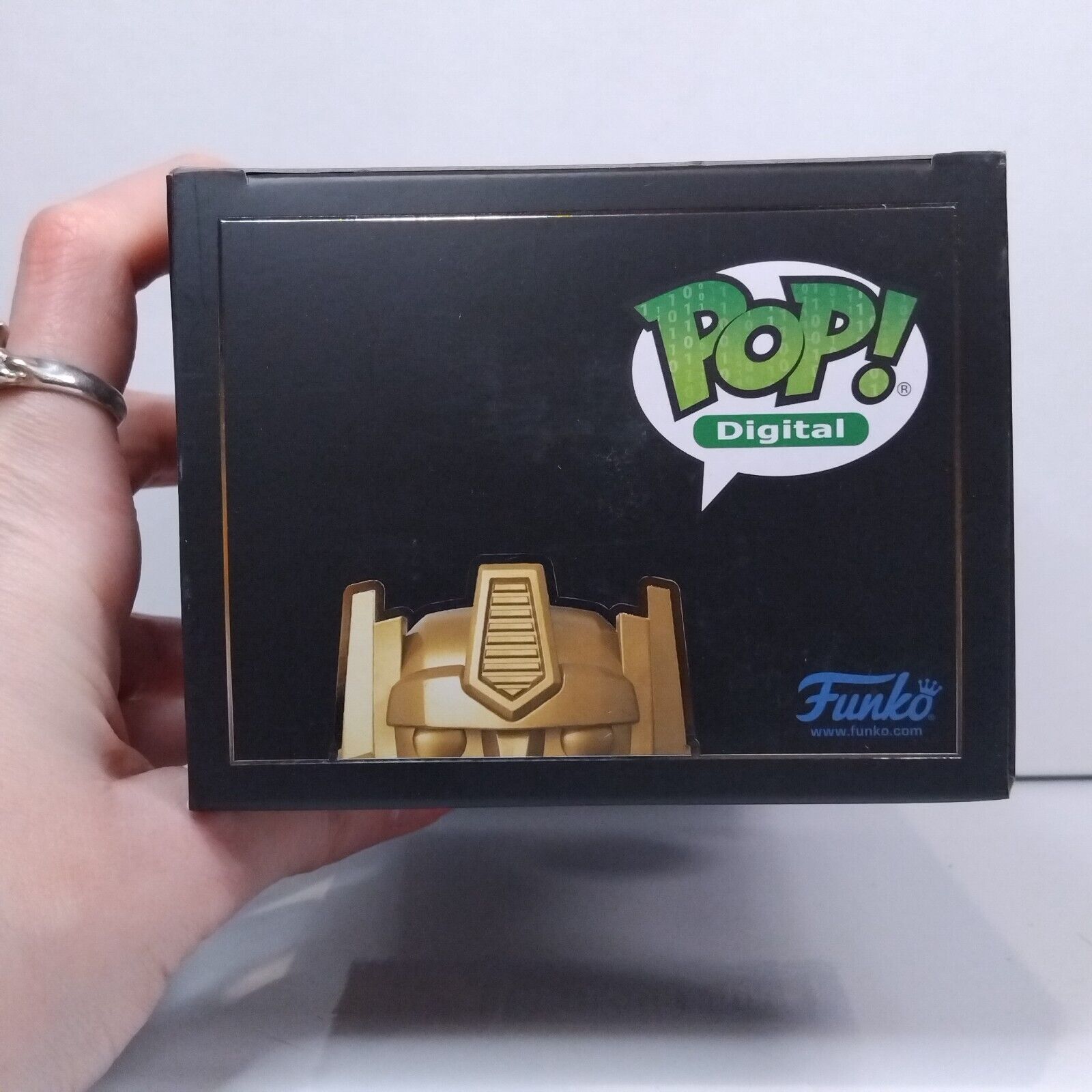 Funko Pop! Digital Retro Toys Transformers Gold Optimus Prime 999 Pcs #49