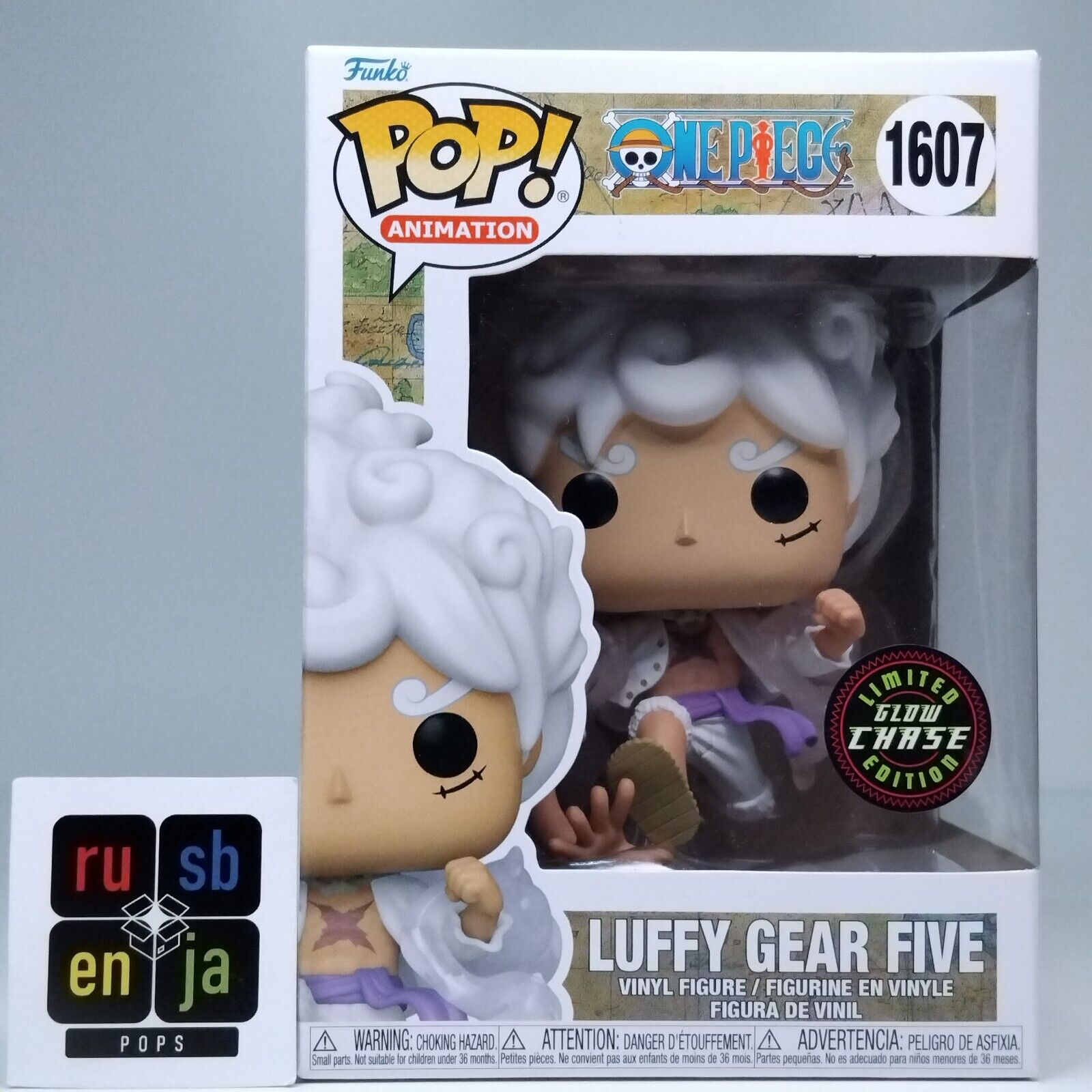 Funko Pop! Anime One Piece Luffy Gear Five Glow Chase #1607