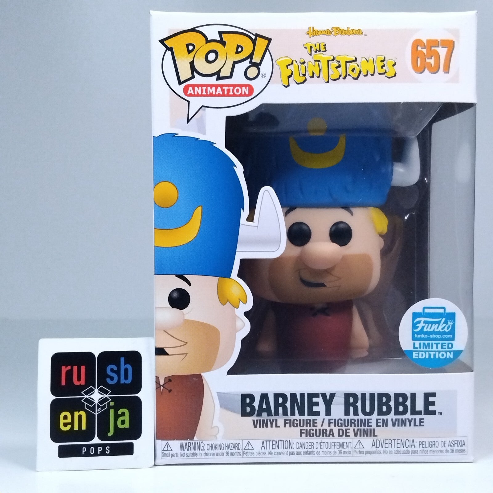 Funko Pop! Animation The Flintsones Barney Rubble Limited Edition #657