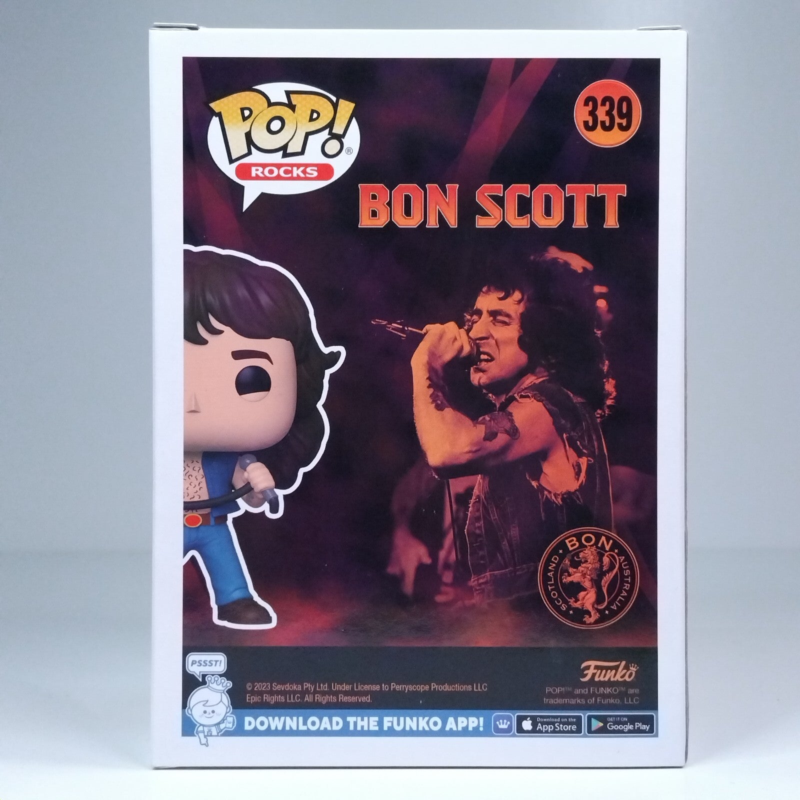 Funko Pop! Rocks Music Bon Scott #339