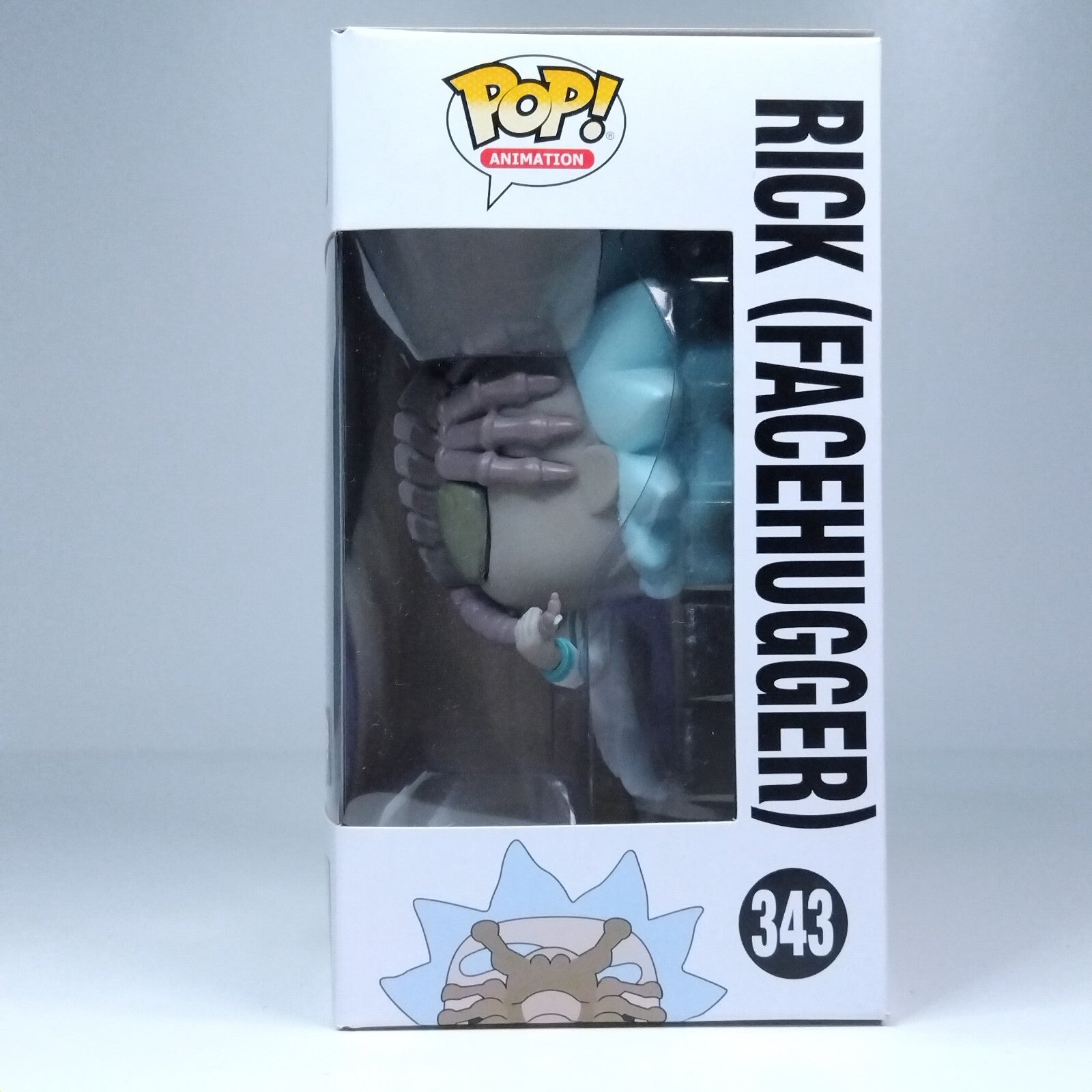 Funko Pop! Animation Rick and Morty - Rick Facehugger Gamestop Exclusive #343