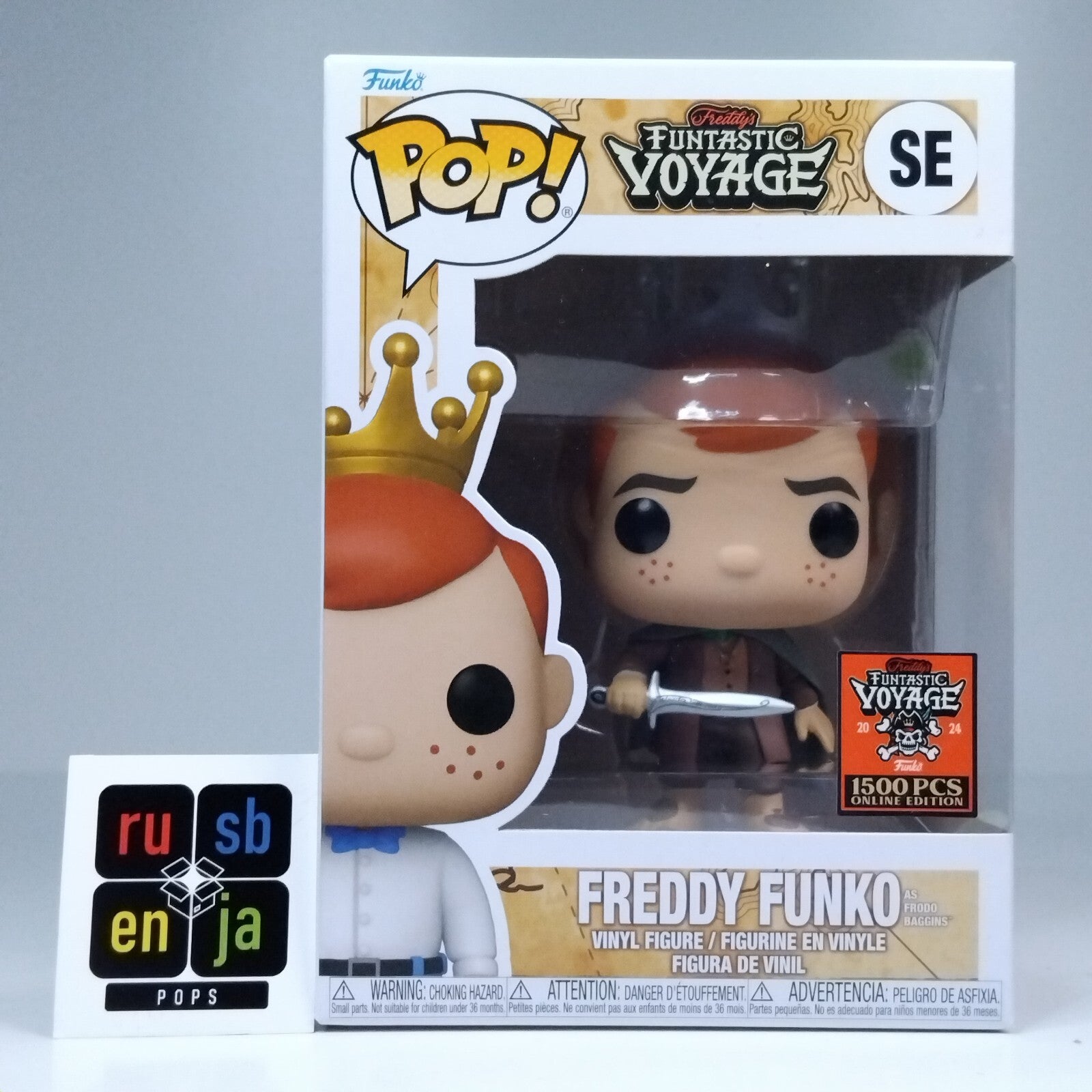 Funko Pop! Movies Lord of the Rings Freddy Funko as Frodo Baggins 1,500 Pcs #SE