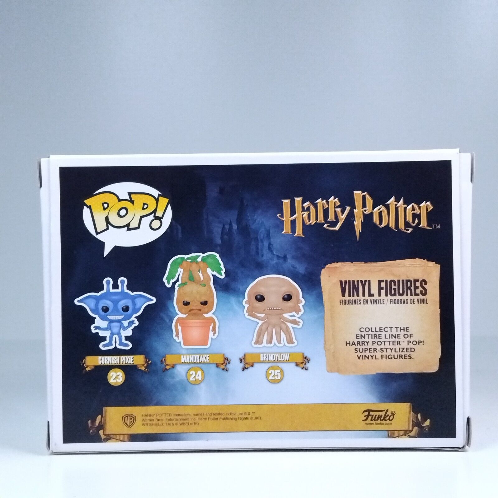 Funko Pop! Harry Potter Cornish Pixie Mandrake & Grindylow Exclusive 3 Pack