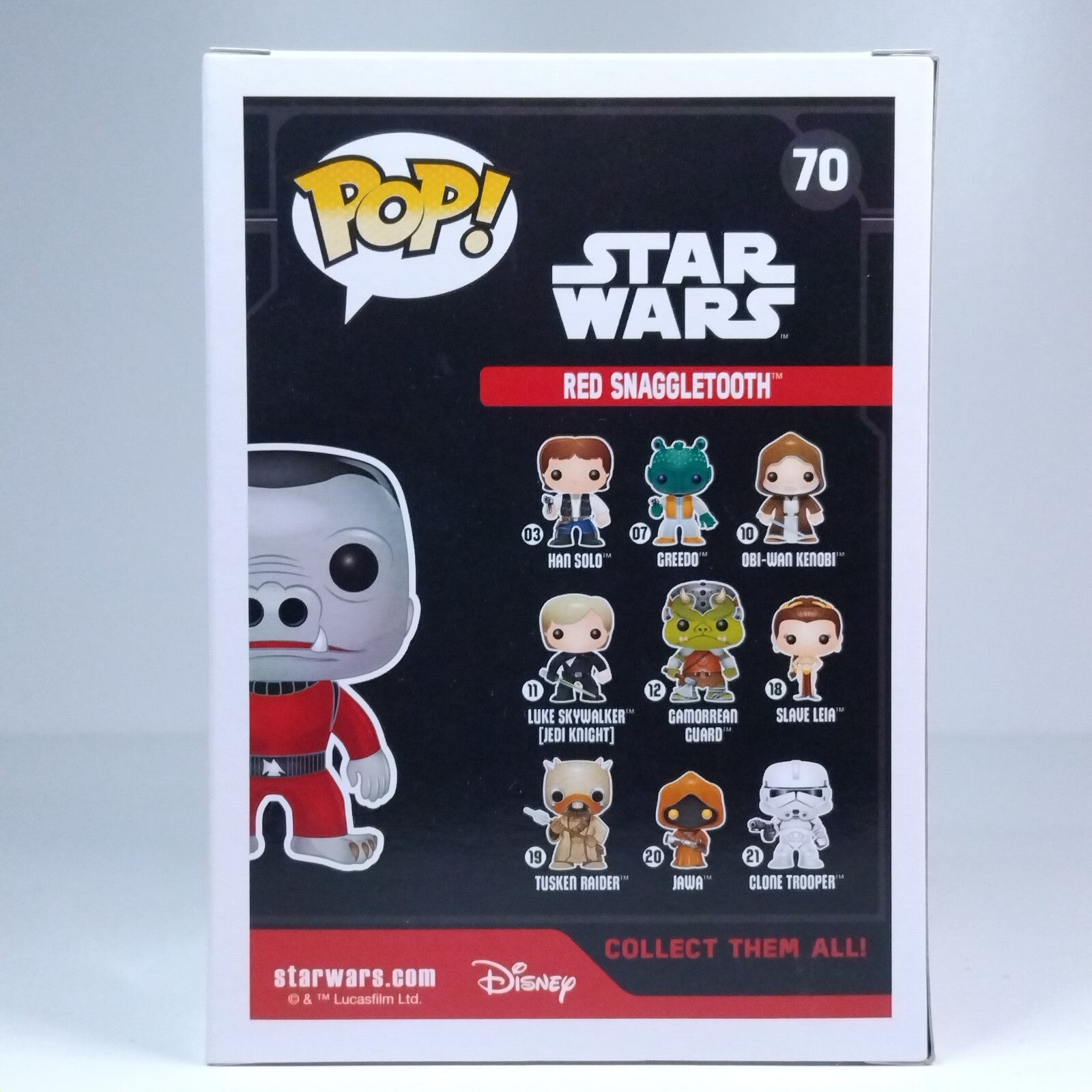 Funko Pop! Star Wars Red Snaggletooth Smuggler's Bounty Exclusive #70