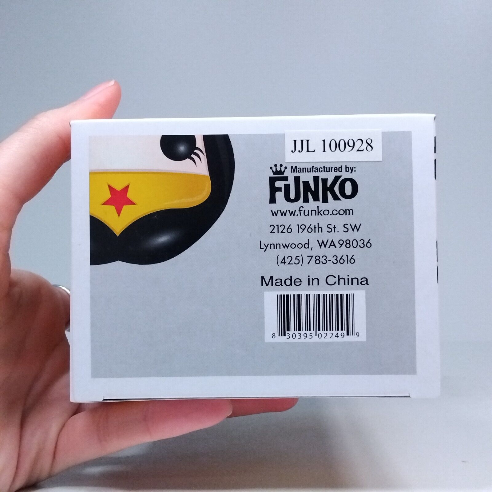 Funko Pop! DC Heroes Universe Wonder Woman Black & White B&W 240 Pcs #08