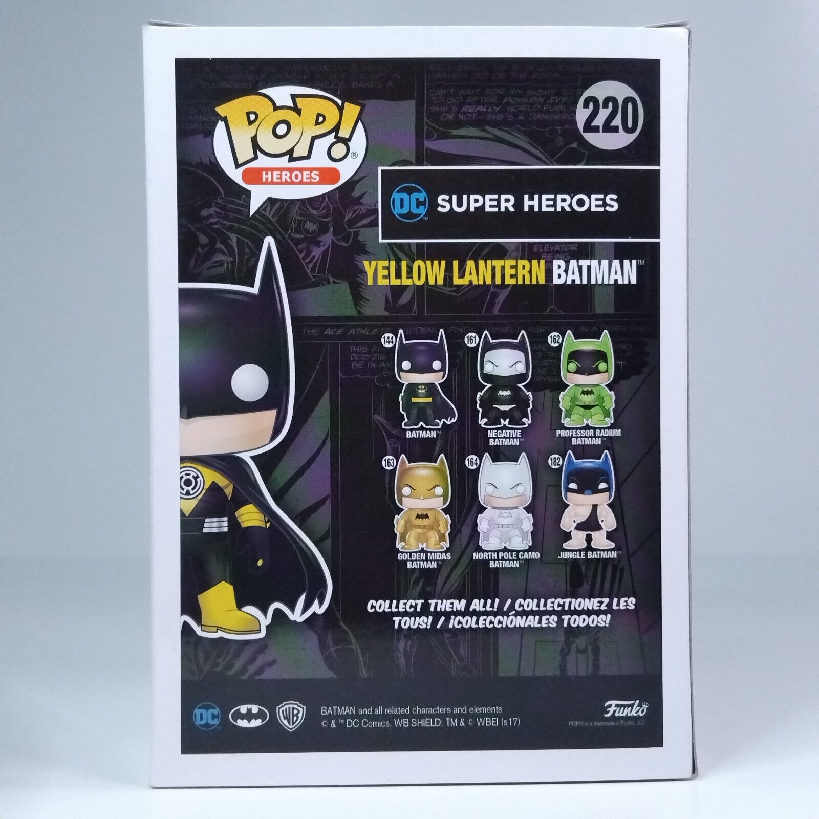 Funko Pop! DC Heroes Yellow Lantern Batman Exclusive #220