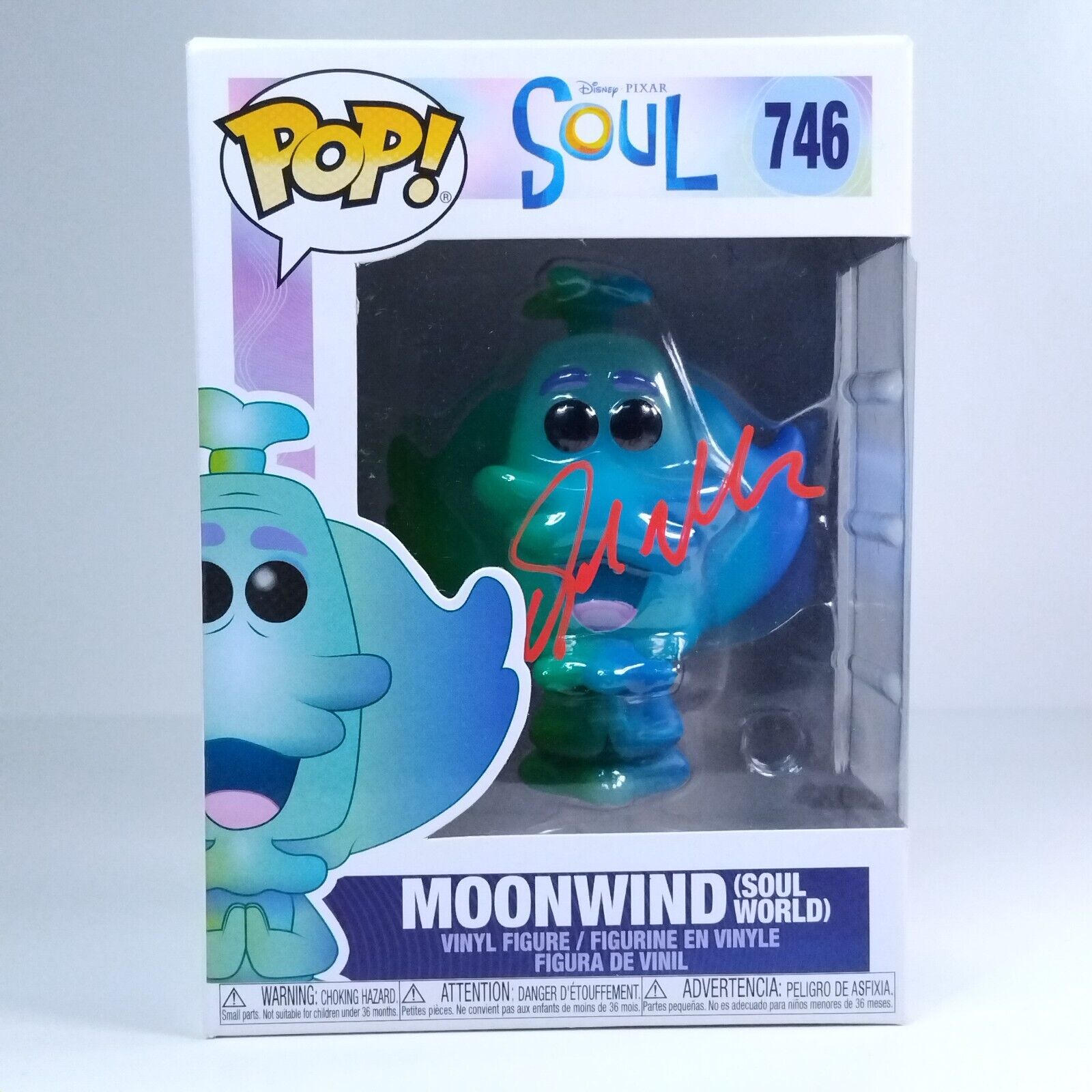 Funko Pop! Disney Soul Moonwind Soul World Signed Graham Norton COA #746 WS