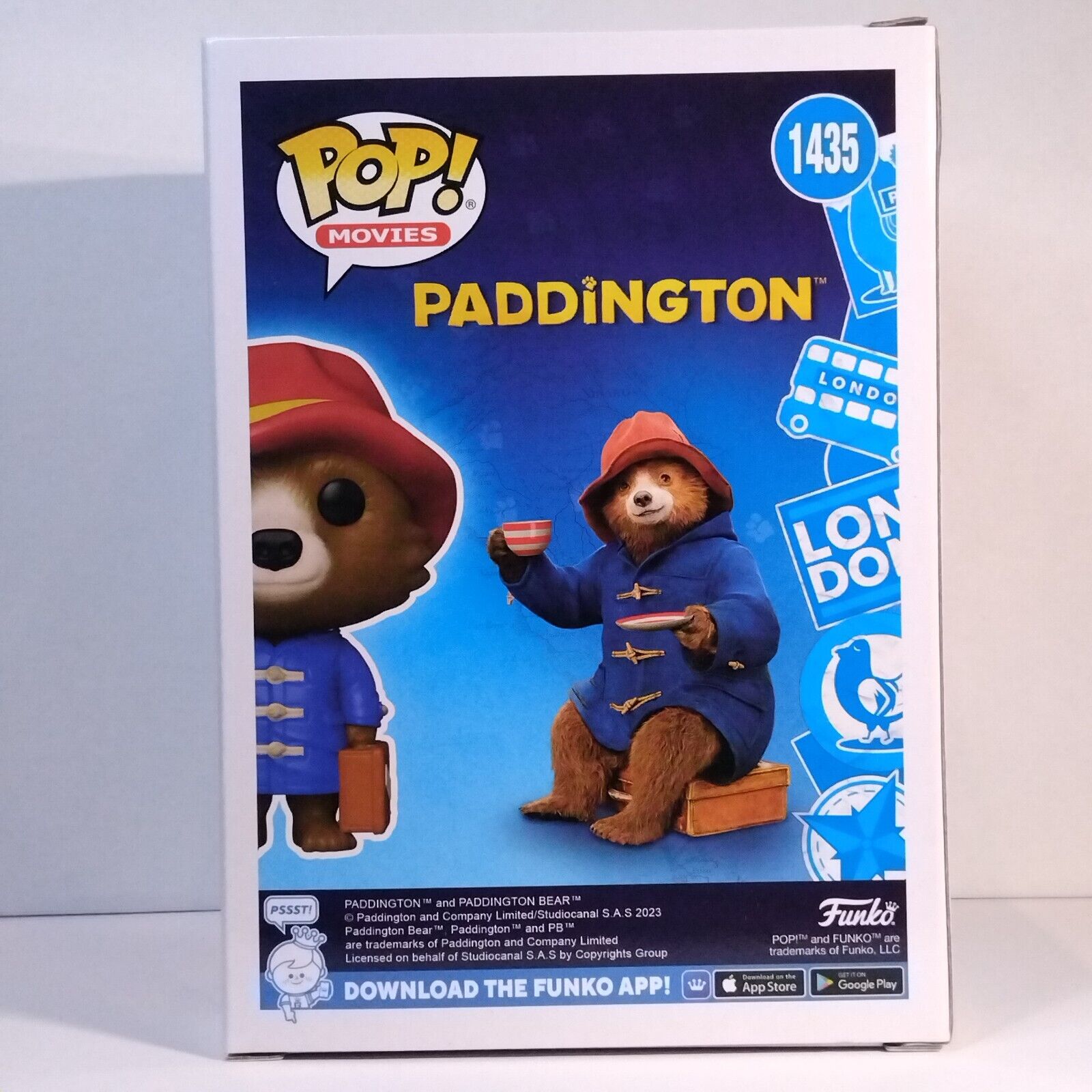 Funko Pop! Movies Paddington Signed Ben Whishaw COA #1435 WS