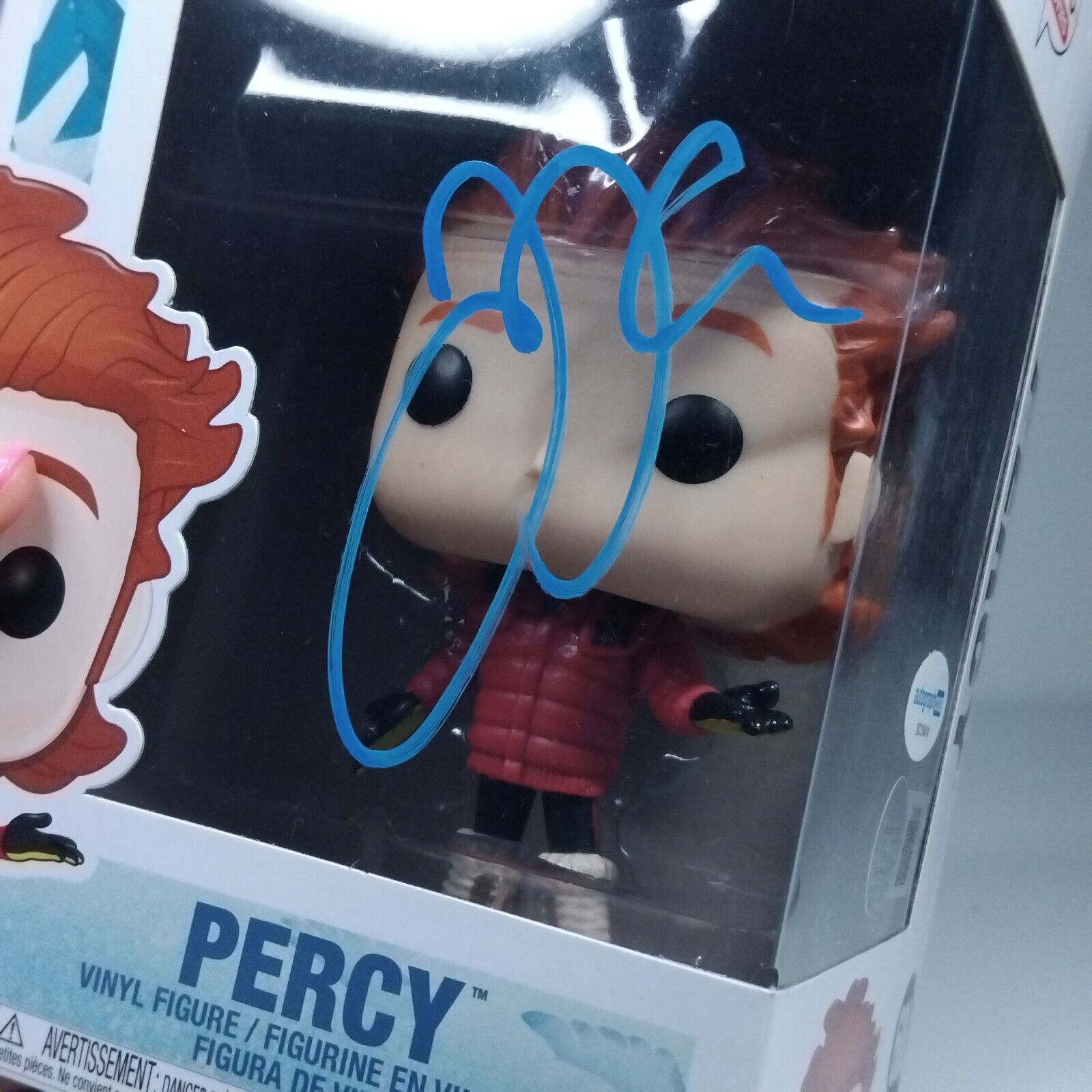 Funko Pop! Movies Small Foot Percy Signed James Corden ACOA #600 WS