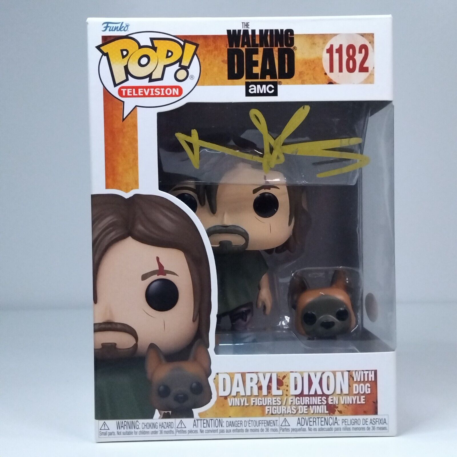 Funko Pop! TV TWD The Walking Dead Daryl Dixon Signed Norman Reedus COA #1182 WS