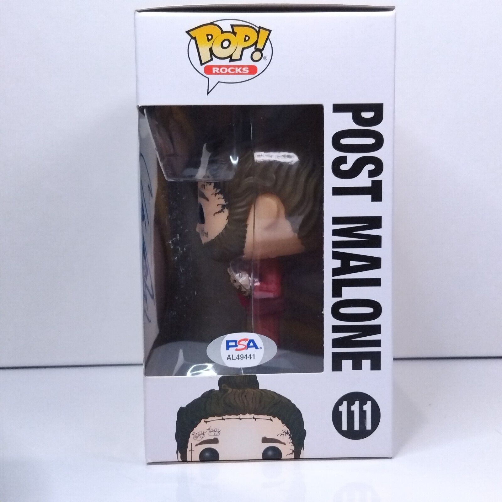 Funko Pop! Rocks Music Post Malone Signed COA #111