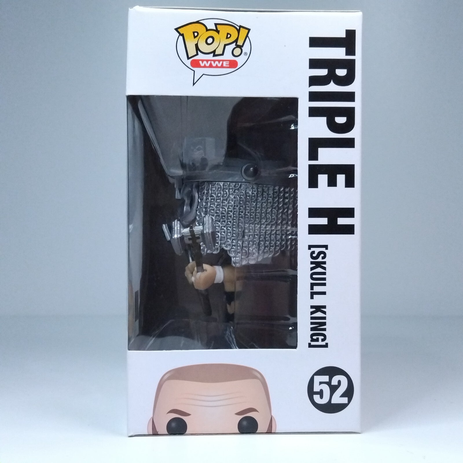 Funko Pop! WWE Triple H Skull King Masked Chase Edition #52 FADED BOX FRONT