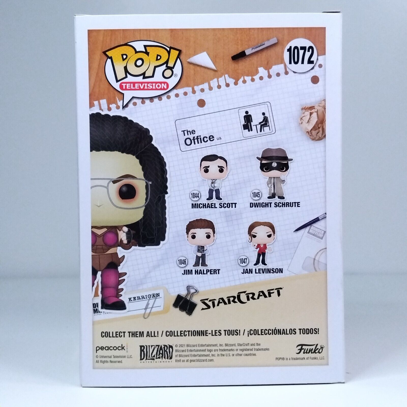 Funko Pop! The Office Dwight Schrute as Kerrigan Emerald City Con Sticker #1072