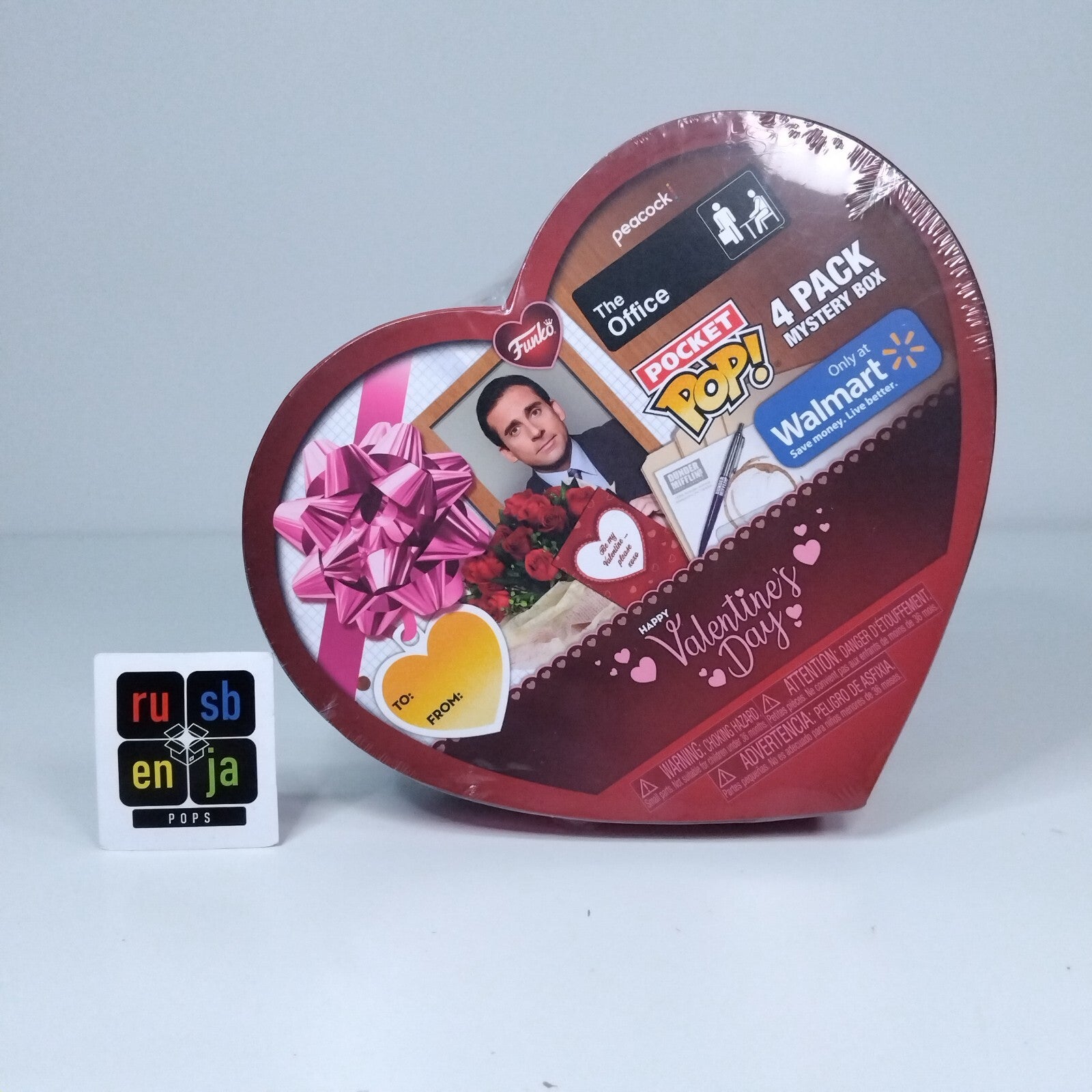 Funko Pop! TV The Office US Valentine's Day Pocket Pop 4 Pack Mystery Box