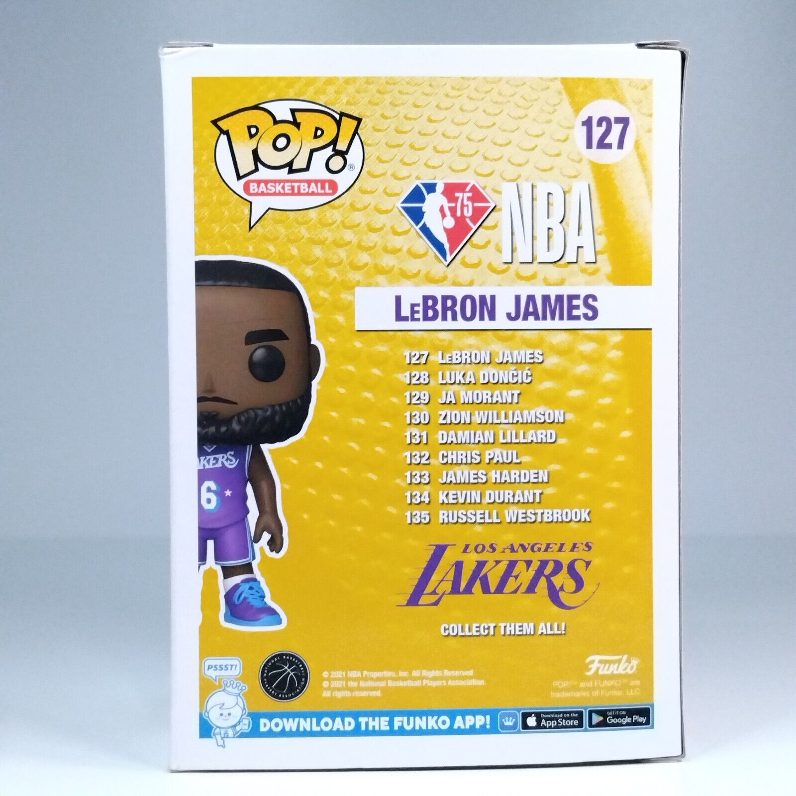 Funko Pop! Sports Basketball NBA LA Lakers LeBron James #127