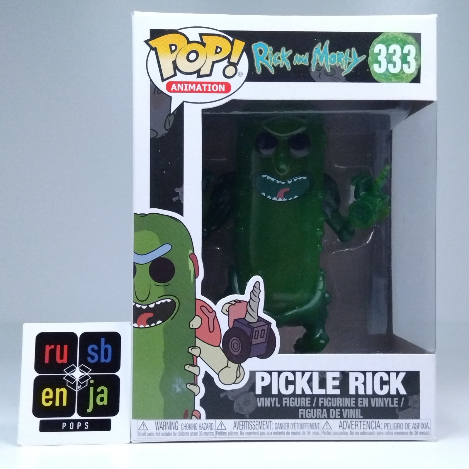 Funko Pop! Animation Rick and Morty - Pickle Rick Translucent #333