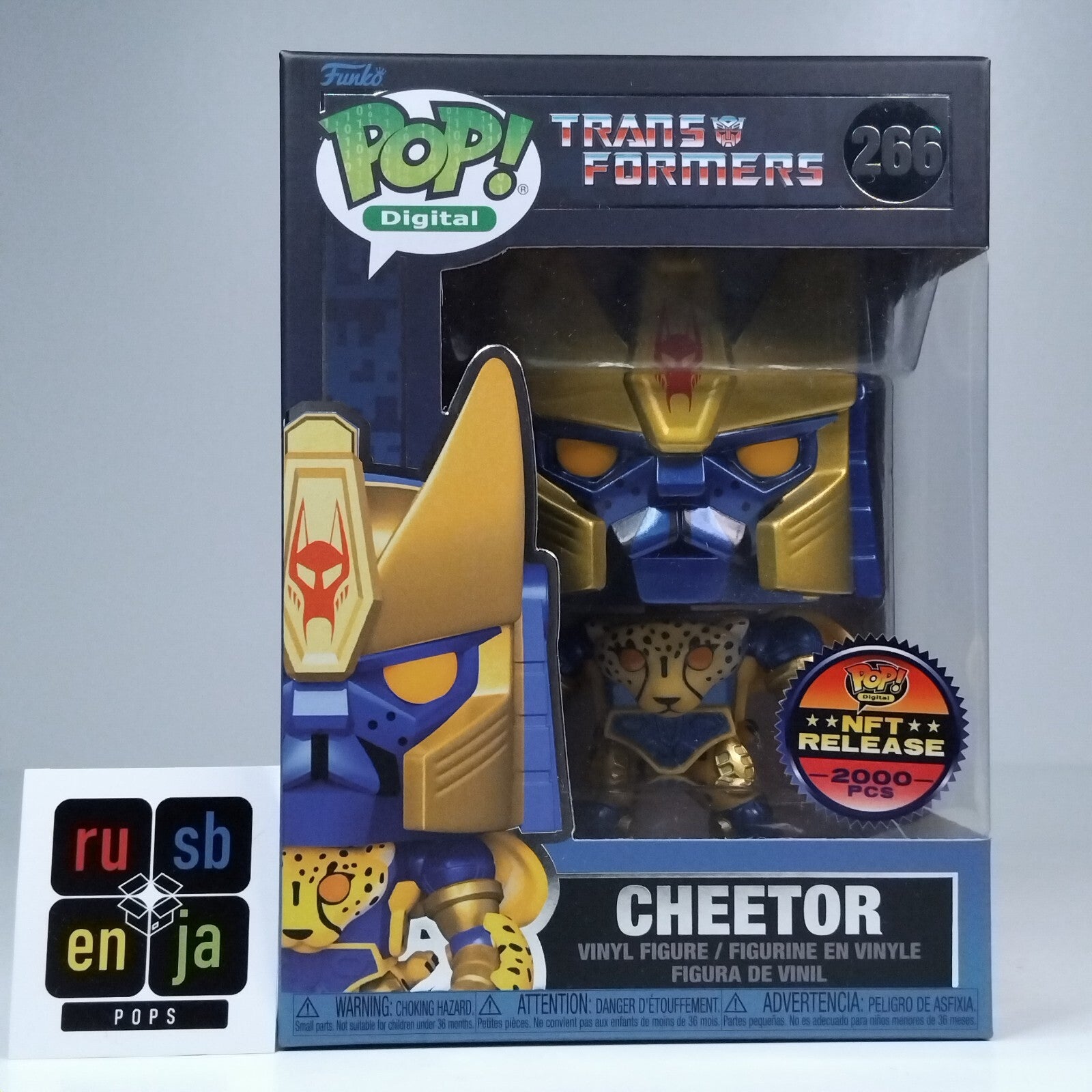 Funko Pop! Digital Retro Toys Transformers Cheetor 2,000 Pcs #266