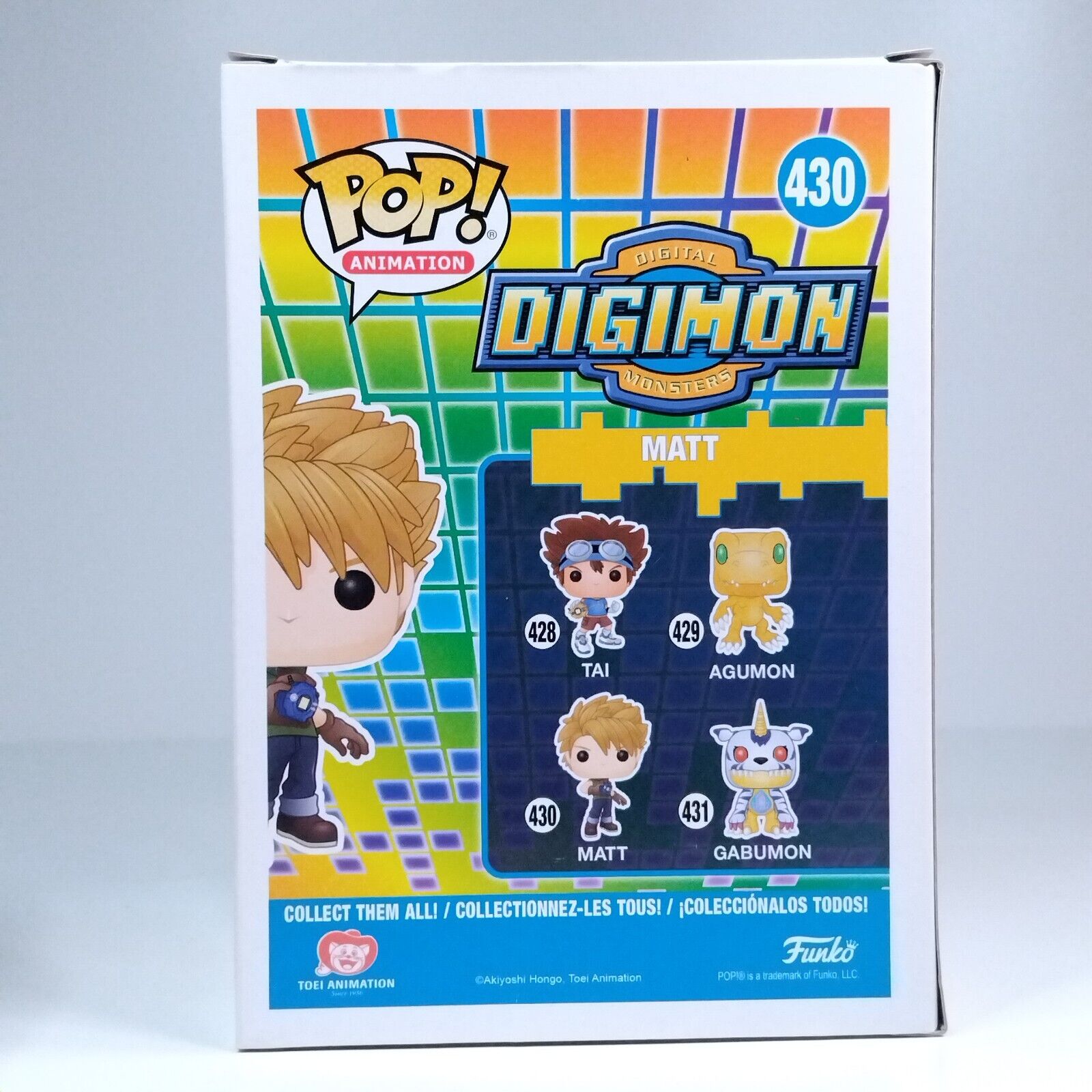 Funko Pop! Anime Digimon Matt #430