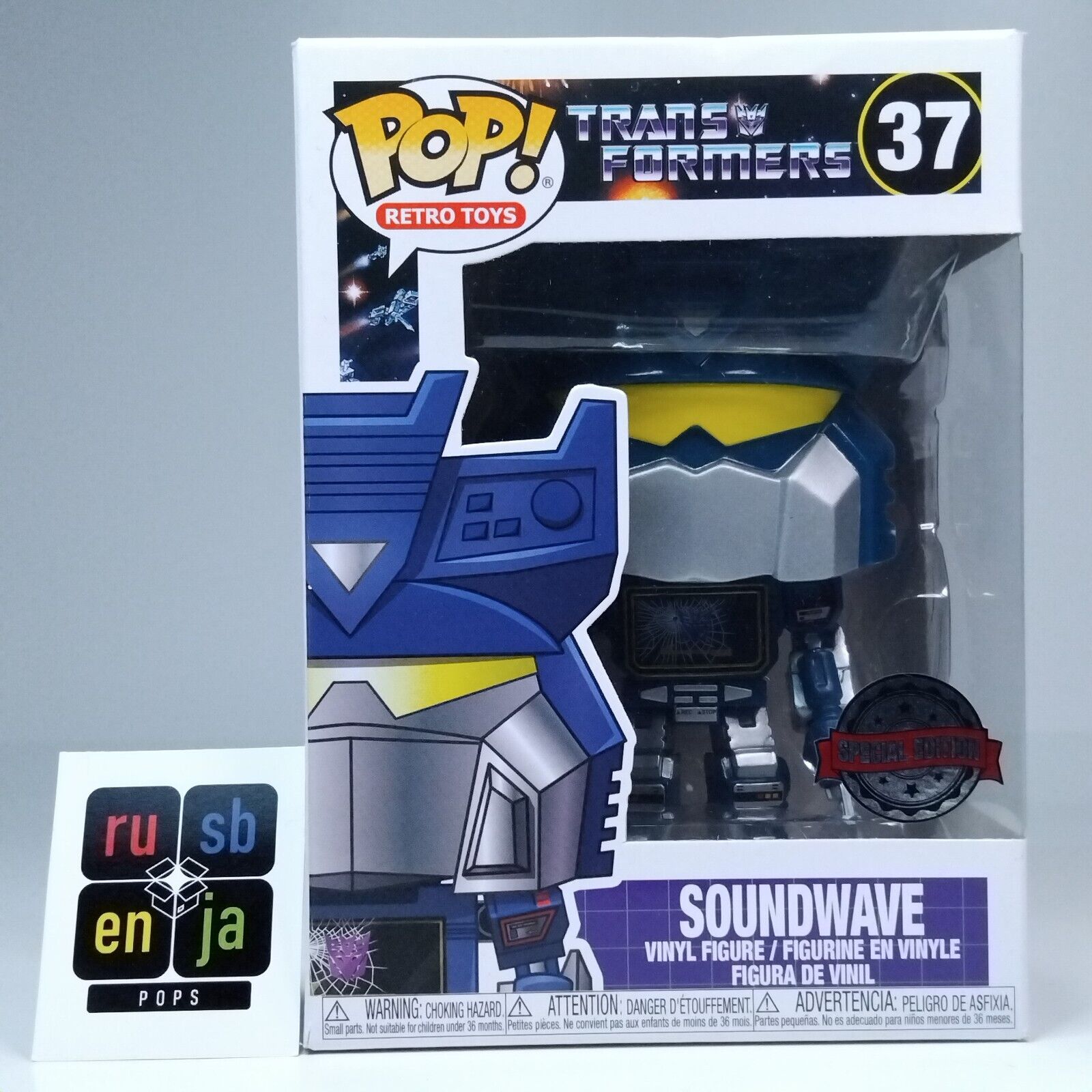 Funko Pop! Retro Toys Transformers Soundwave Special Edition #37