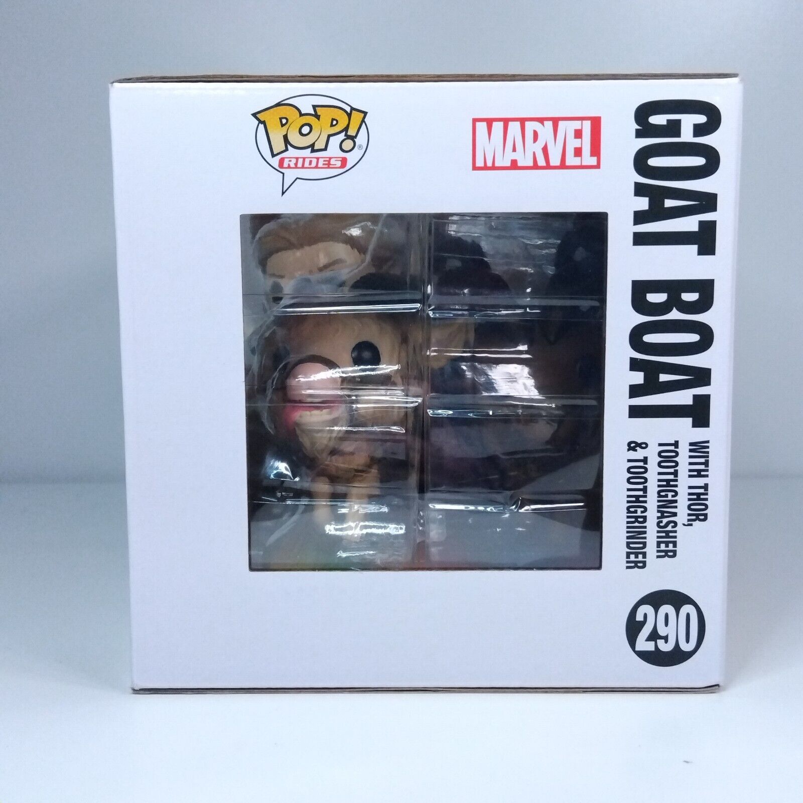 Funko Pop! Marvel Thor Goat Boat with Thor Toothgnasher & Toothgrinder #290