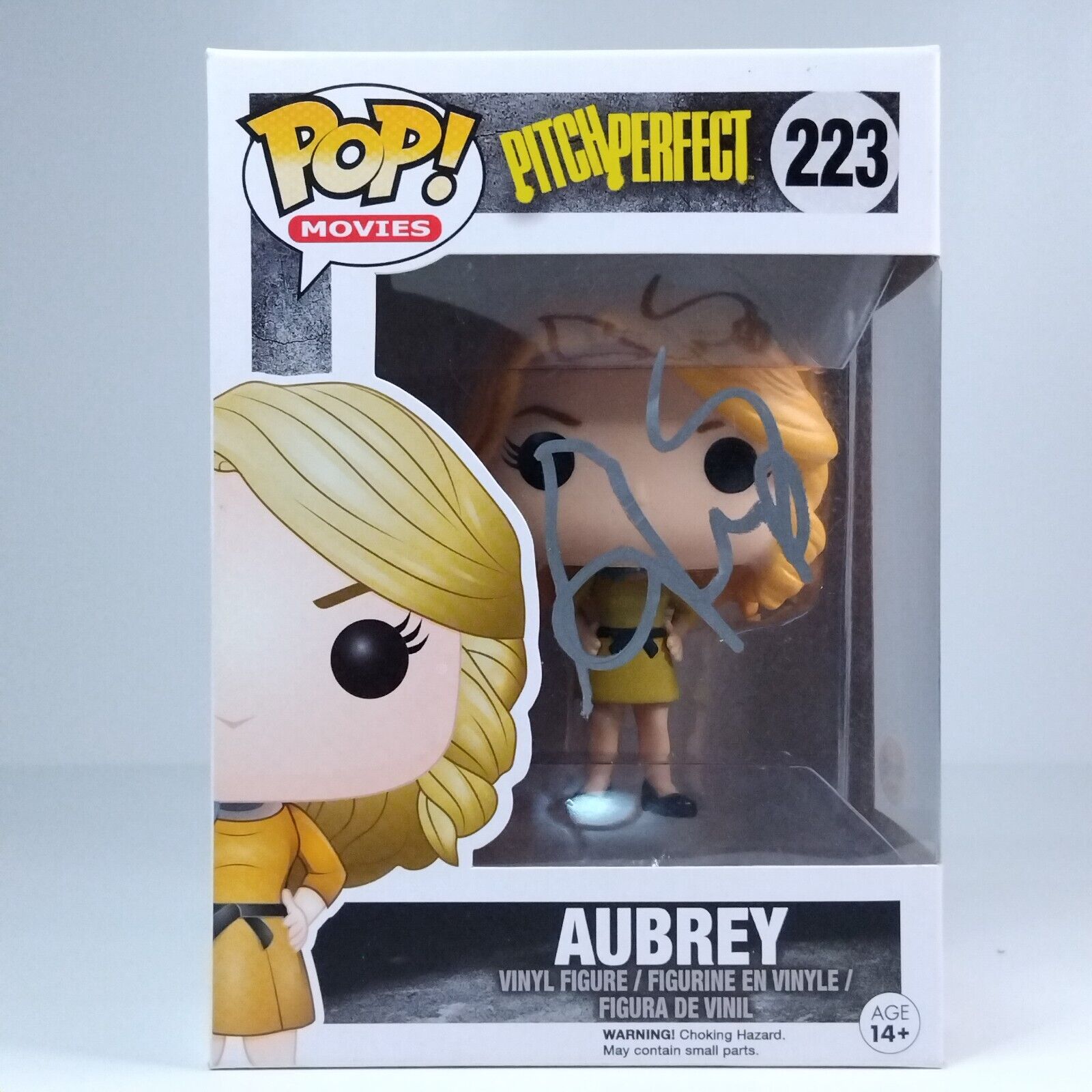 Funko Pop! Movies Pitch Perfect Aubrey Signed Anna Camp COA #223 BOX DAMAGE - WS