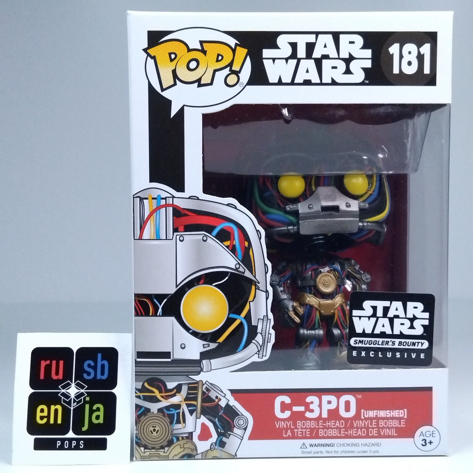 Funko Pop! Star Wars C-3PO Unfinished Smuggler's Bounty Exclusive #181