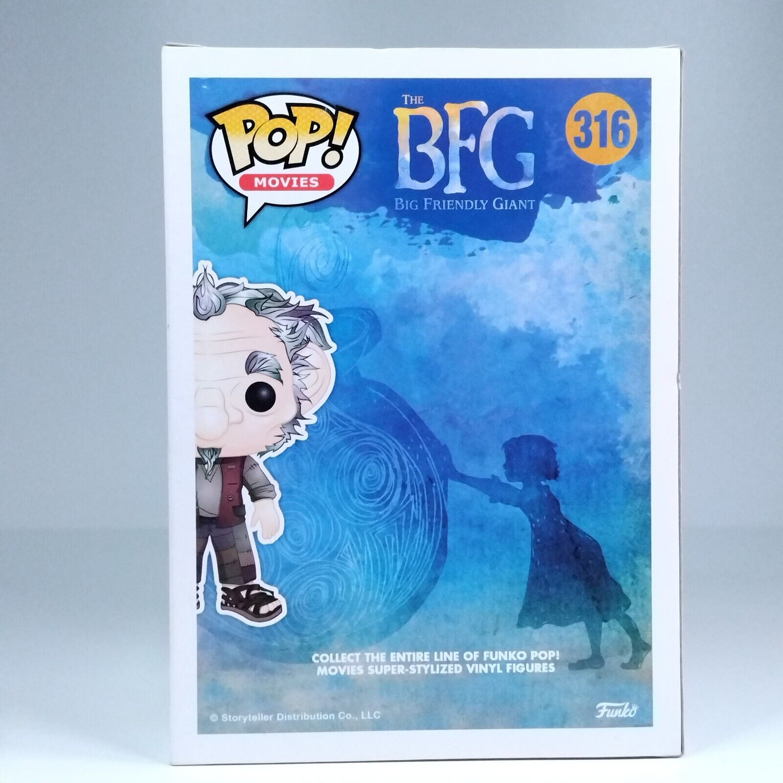 Funko Pop! Movies Books The BFG Big Friendly Giant #316 SLIGHTLY FADED BOX FRONT