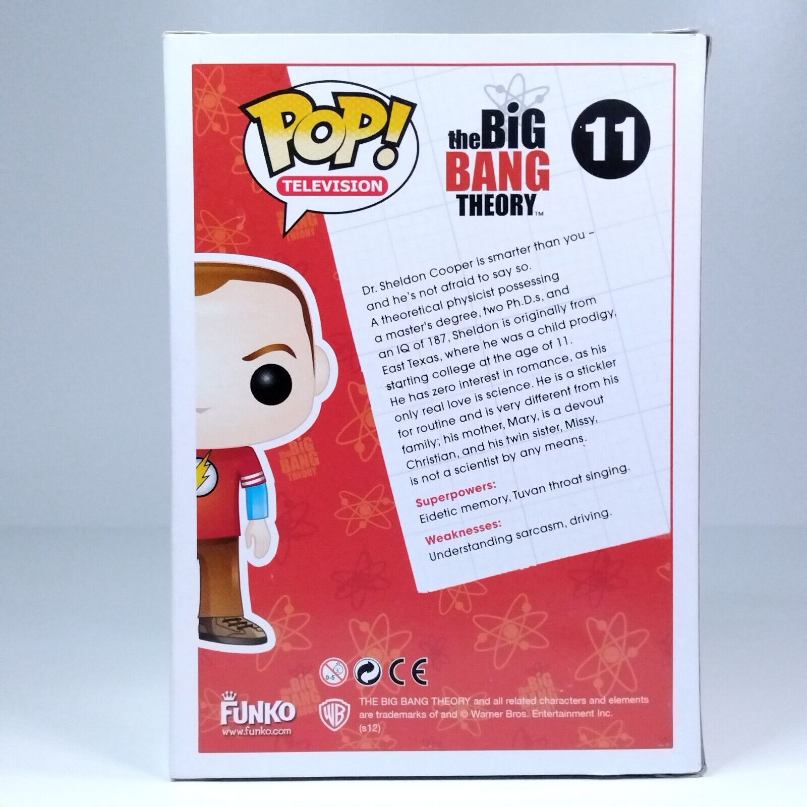 Funko Pop! TV The Big Bang Theory Sheldon Cooper as The Flash Astro Zombies #11