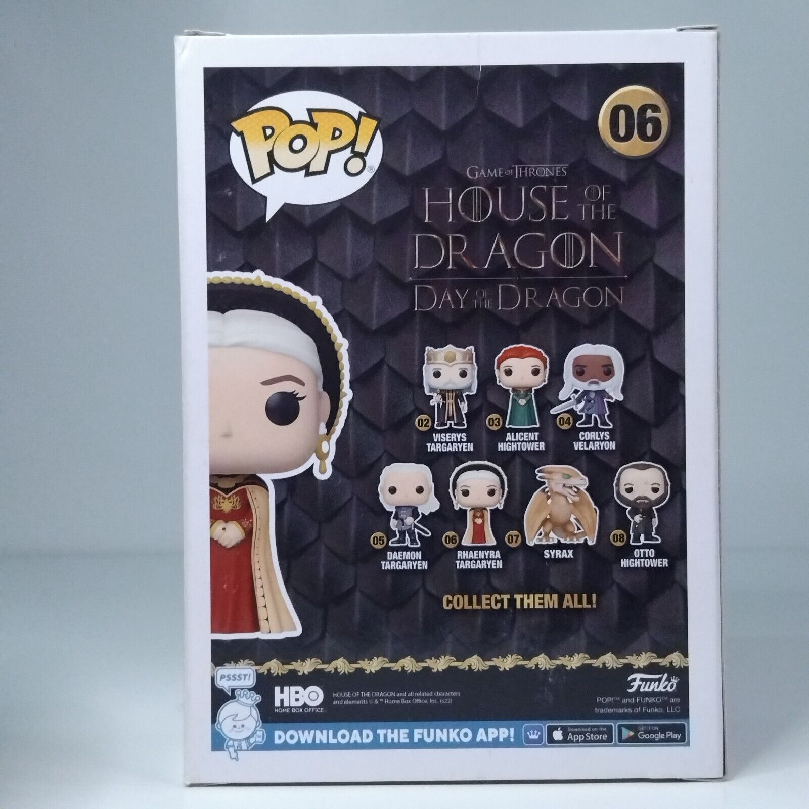 Funko Pop! TV House of Dragon Rhaenyra Targaryen Signed Milly Alcock COA #06