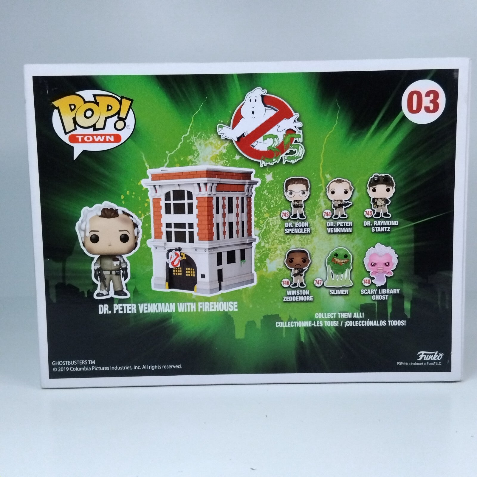 Funko Pop! Movies Ghostbusters Dr. Peter Venkman with Firehouse #03
