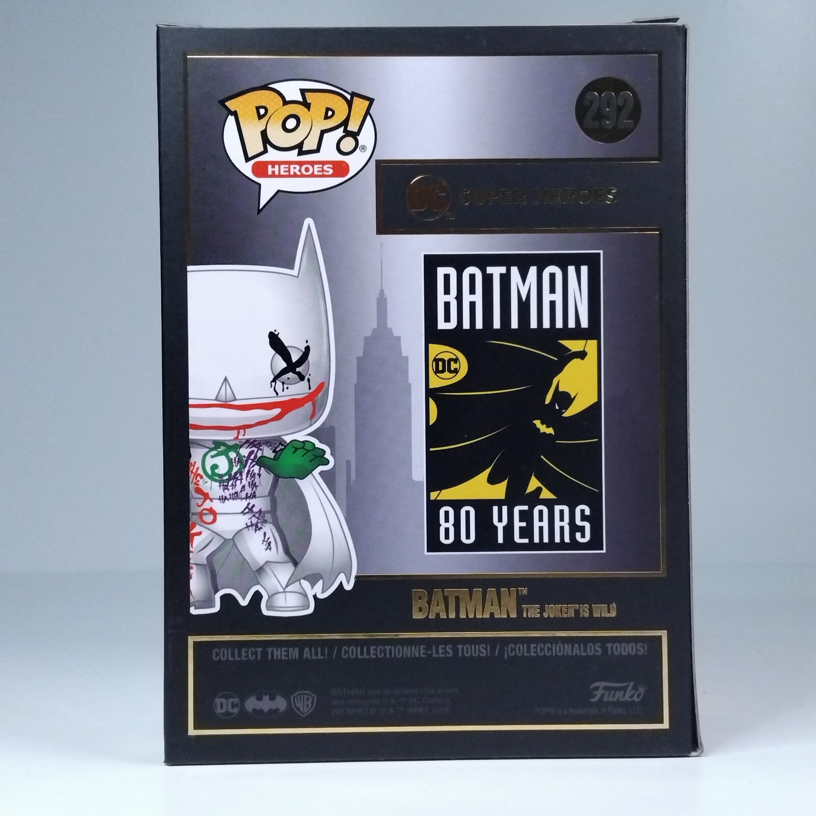 Funko Pop! DC Heroes Batman 80 Years The Joker is Wild Special Edition #292