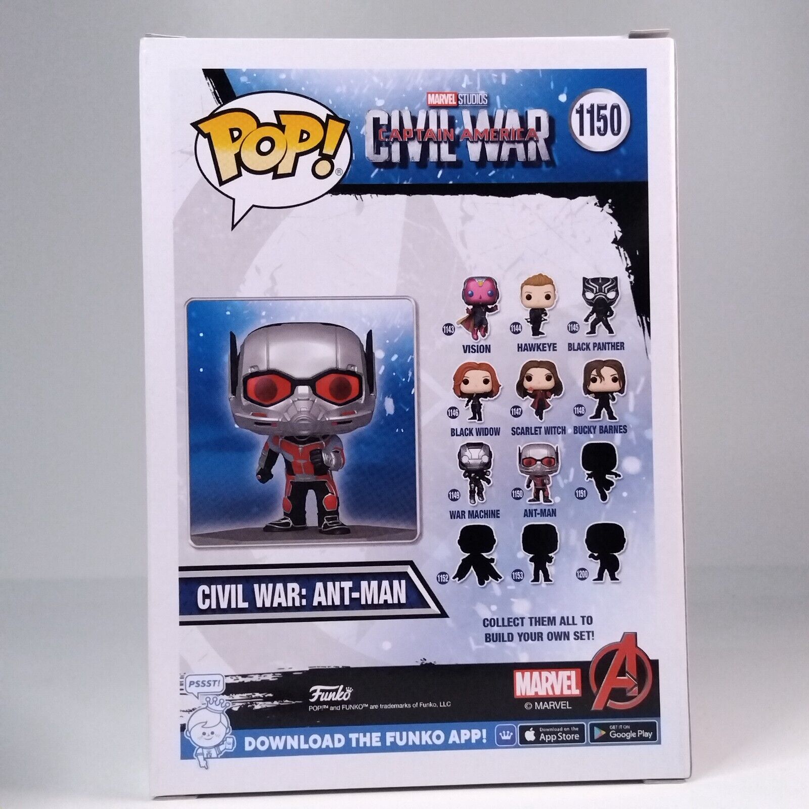 Funko Pop! Marvel Captain America Civil War Ant-Man Special Edition #1150