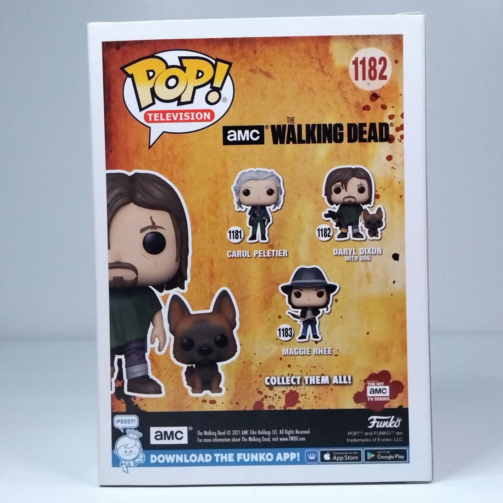 Funko Pop! TV TWD The Walking Dead Daryl Dixon Signed Norman Reedus COA #1182 WS