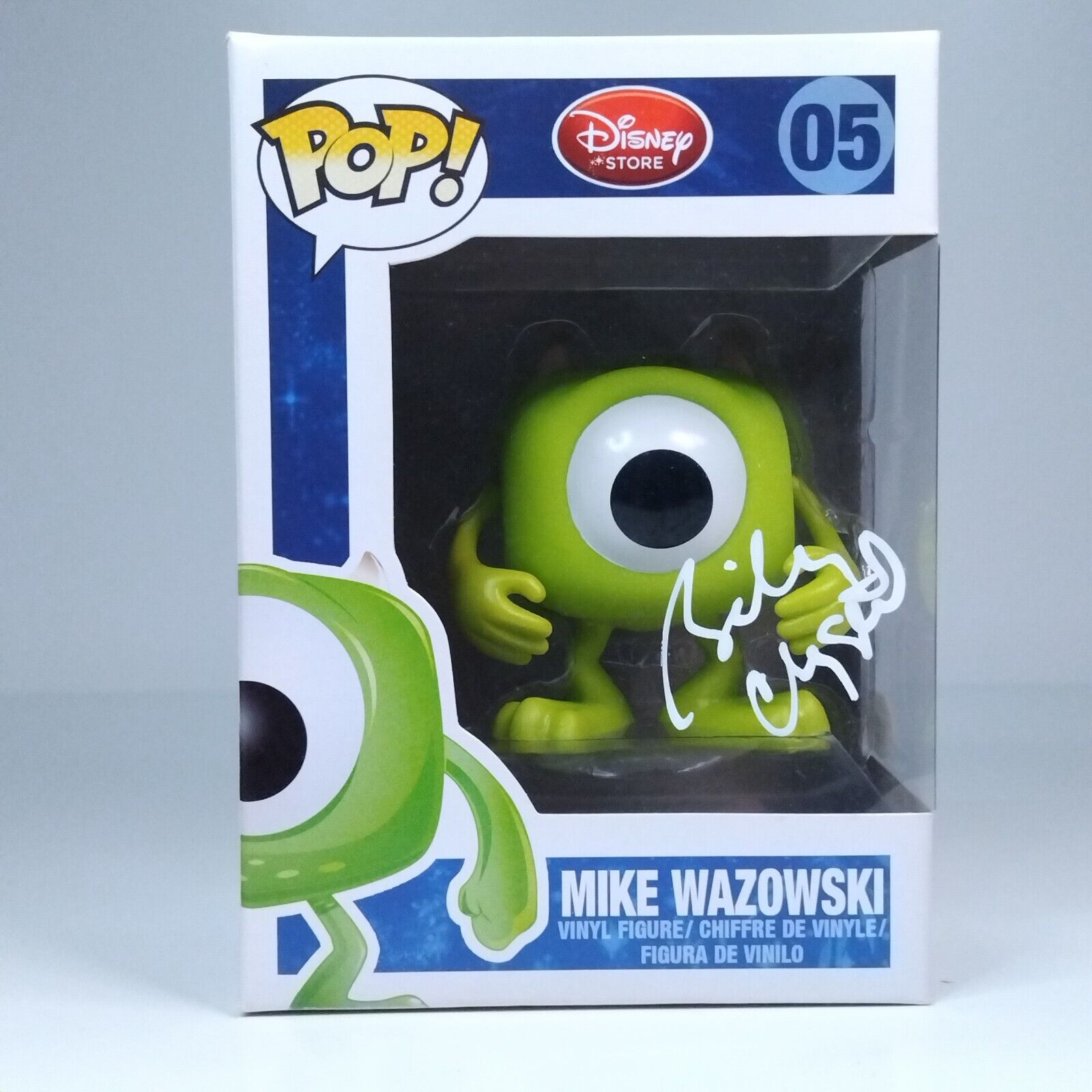 Funko Pop! Disney Monsters Inc Mike Wazowski Signed Billy Crystal #COA #05 WS