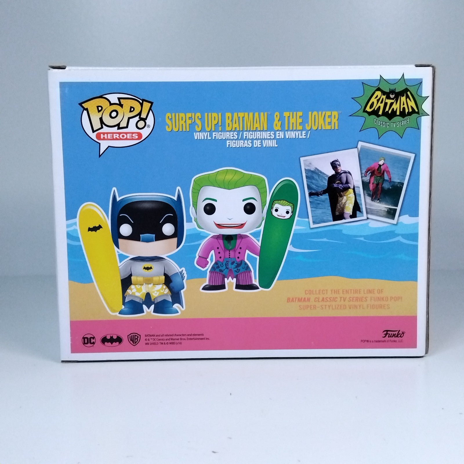 FUNKO POP! Surf’s up! Batman/The Joker Amazon.com: Funko POP! Heroes: DC - Surfs Up! The Joker