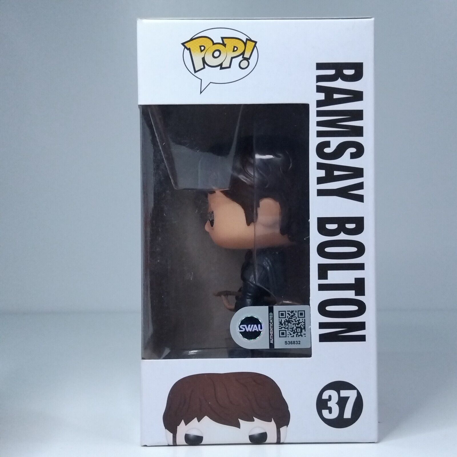 Funko Pop! TV Game of Thrones Ramsay Bolton Signed Iwan Rheon COA #37 WS