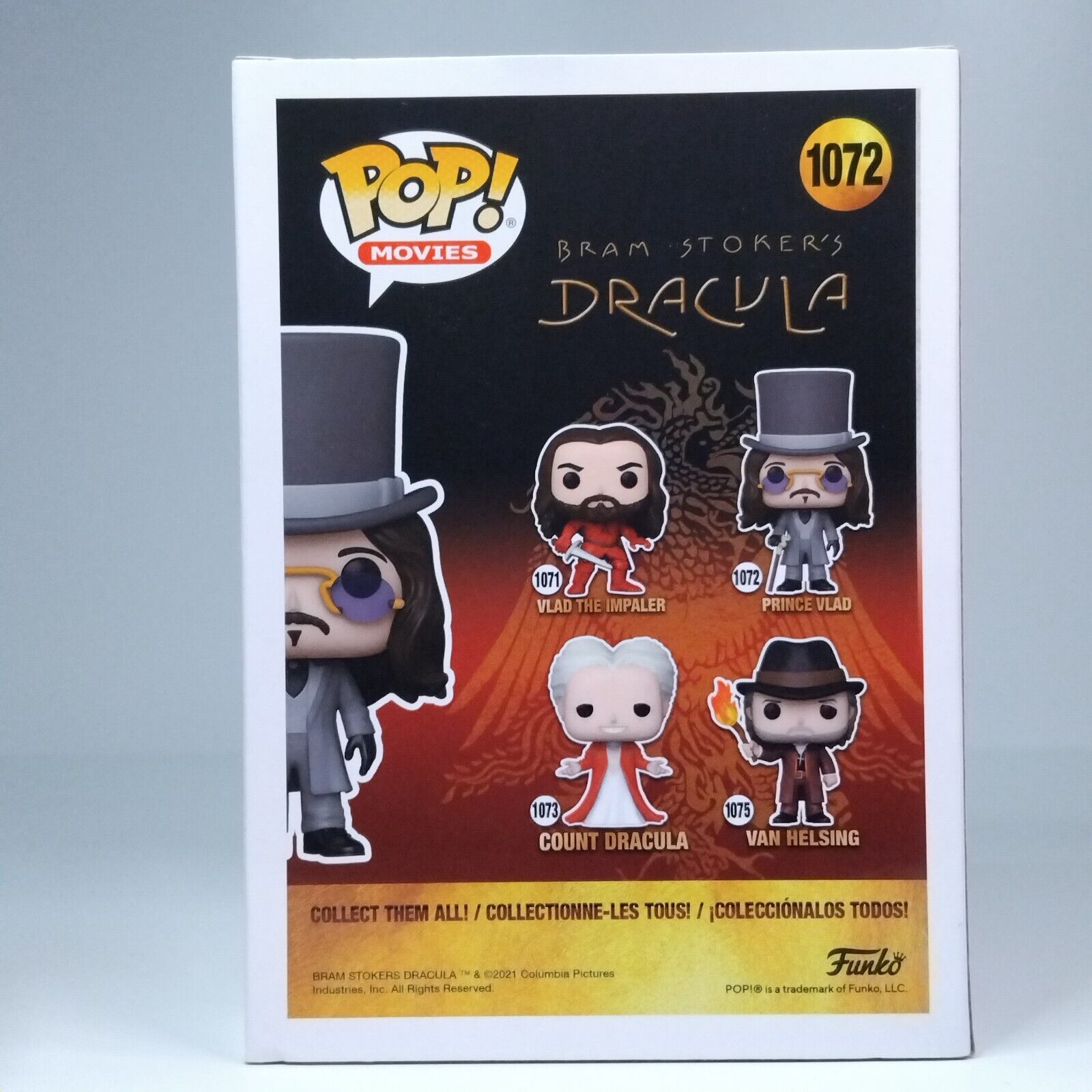 Funko Pop! Movies Horror Dracula Prince Vlad #1072