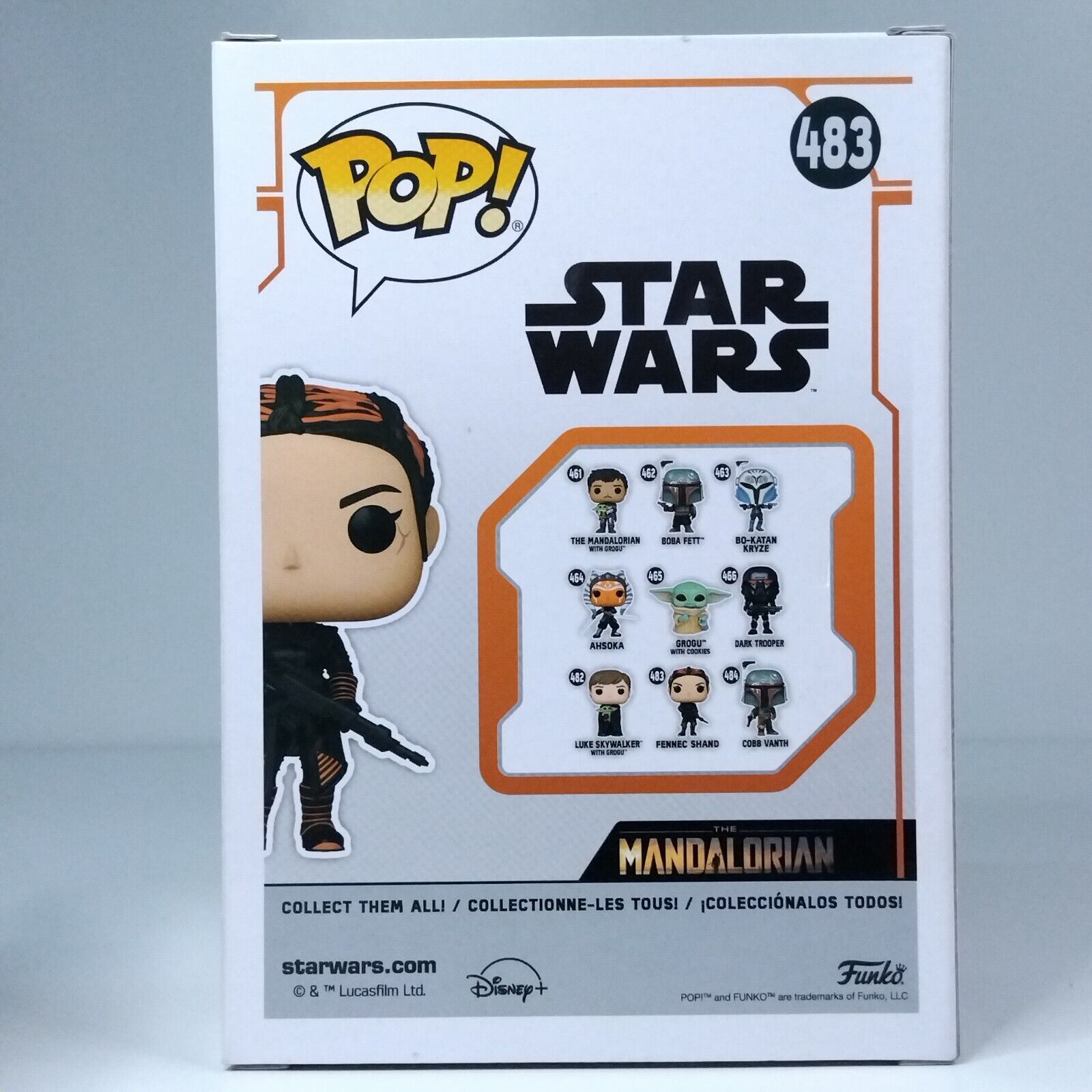 Funko Pop! The Mandalorian Fennec Shand Signed Ming-Na Wen COA & Quote #483