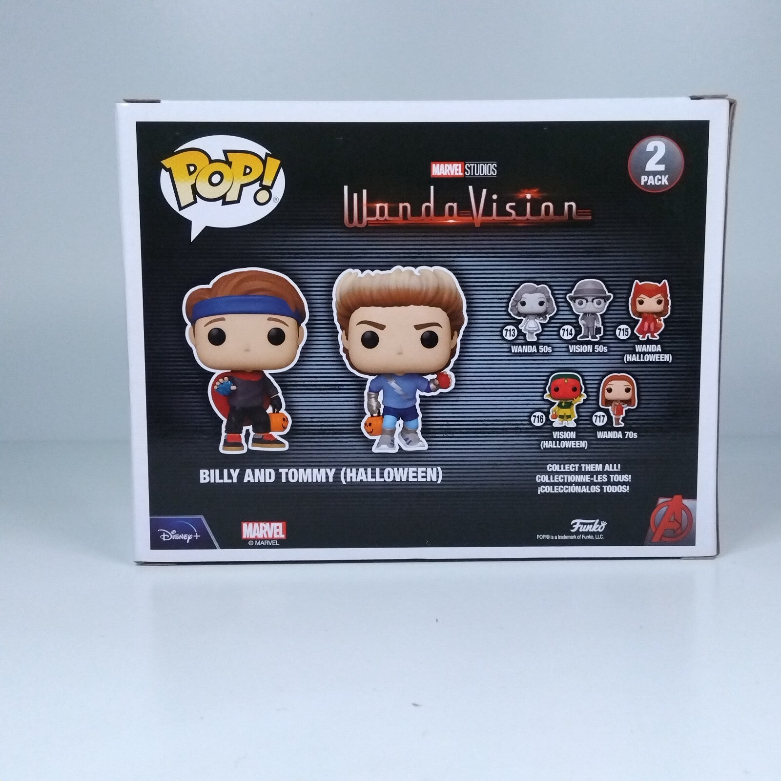 Funko Pop! Marvel Wandavision Billy and Tommy Halloween Limited Edition 2 Pack