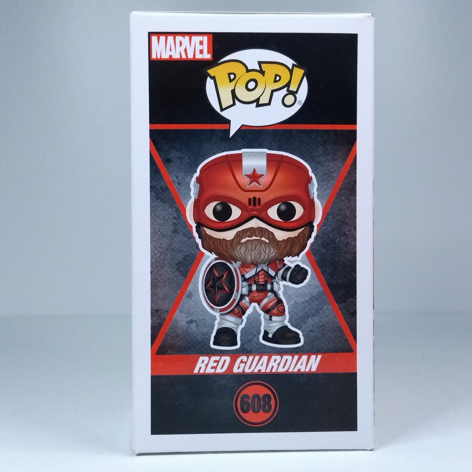 Funko Pop! Marvel Black Widow Red Guardian Signed David Harbour #608 COA WS