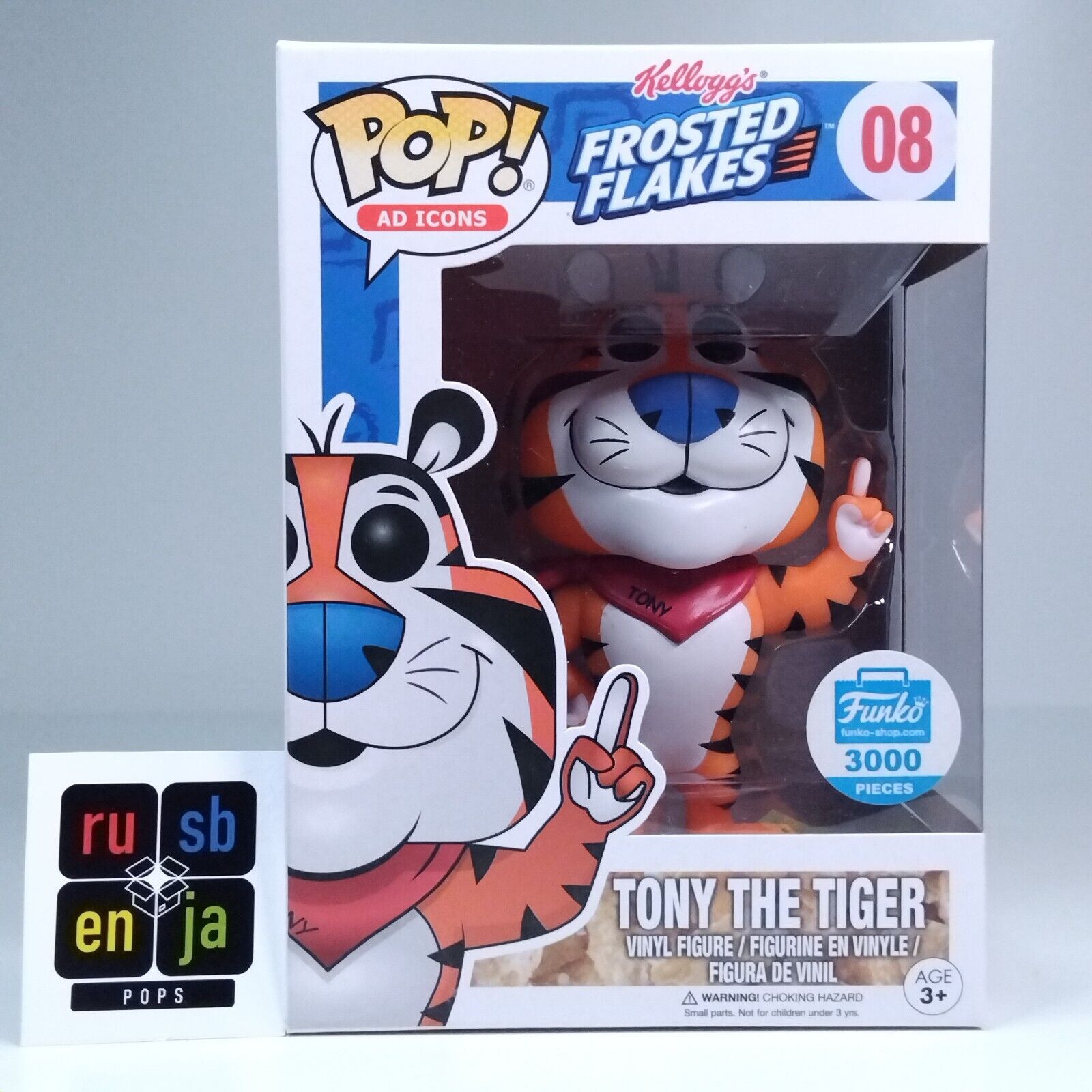 Funko Pop! Ad Icons Frosted Flakes Tony the Tiger 3,000 Pcs Limited Edition #08