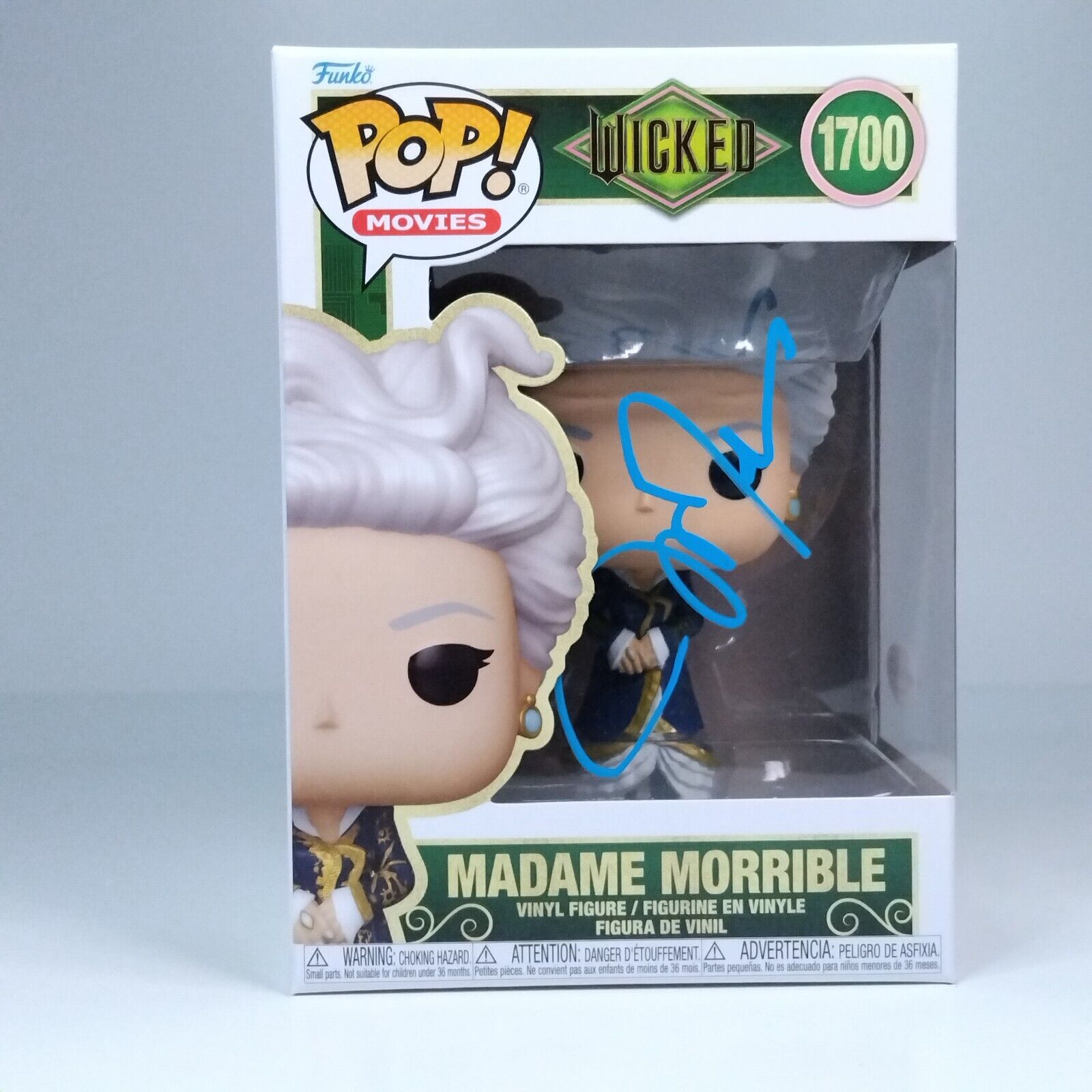 Funko Pop! Movies Wicked Madame Morrible Signed Michelle Yeoh COA #1700 WS